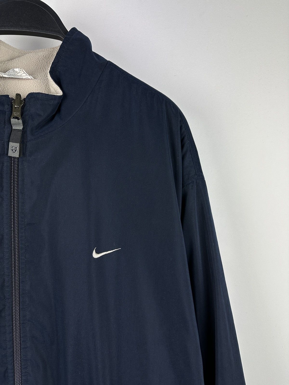 Nike × Vintage Vintage Y2K Nike Therma-Fit Reversible Nylon/Fleece Jacket Size US M / EU 48-50 / 2 - 3 Thumbnail