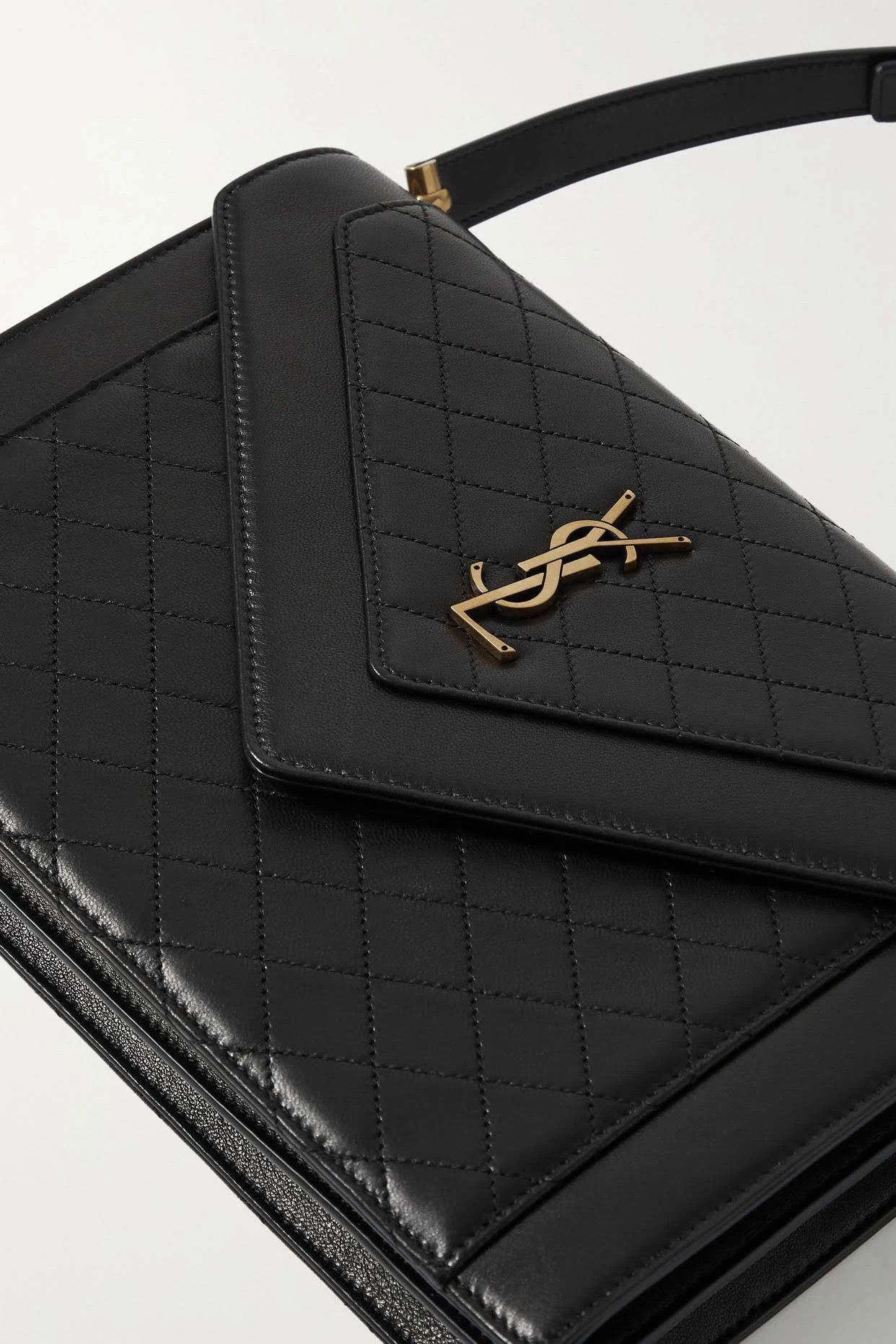 Saint Laurent Paris o1s1wg110924 Size: OS / Gaby Satchel Lambskin Bag in Black Size ONE SIZE - 2 Thumbnail