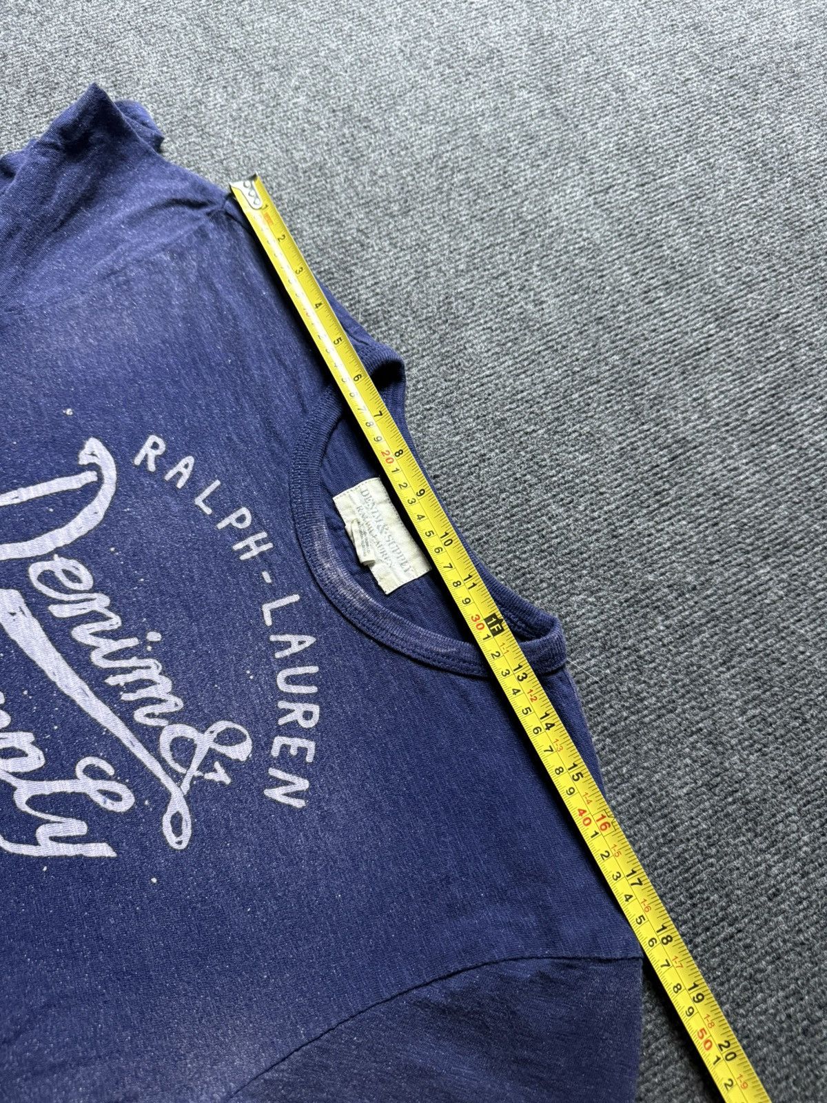 Denim & Supply Ralph Lauren 00s Y2K Ralph Lauren Denim Supply USA Graphic Tee Navy M Size US M / EU 48-50 / 2 - 19 Thumbnail