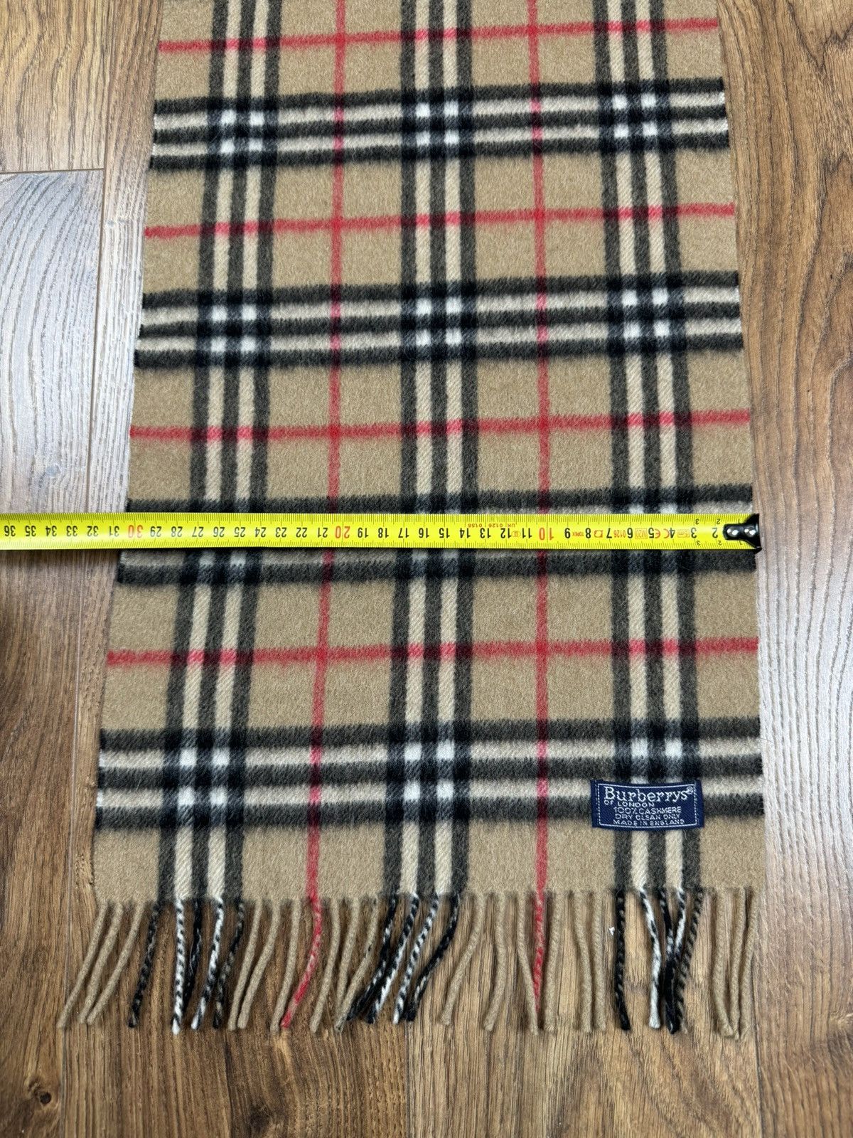 Burberry Vintage cashmere scarf Burberry’s 90s original luxury item Size ONE SIZE - 3 Thumbnail