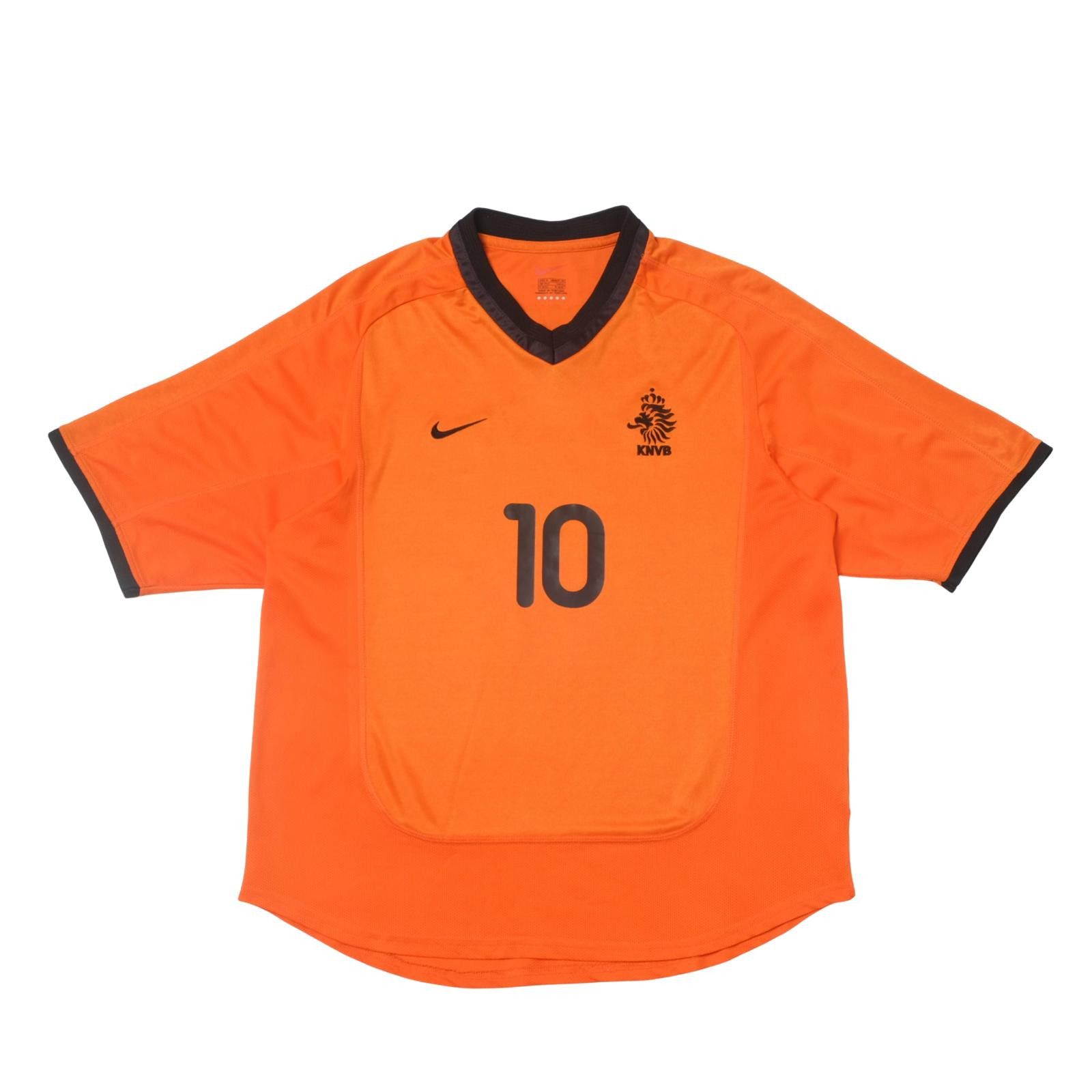 Nike 2000/02 Netherlands Home Shirt Bergkamp (M/L) Size US M / EU 48-50 / 2 - 2 Thumbnail