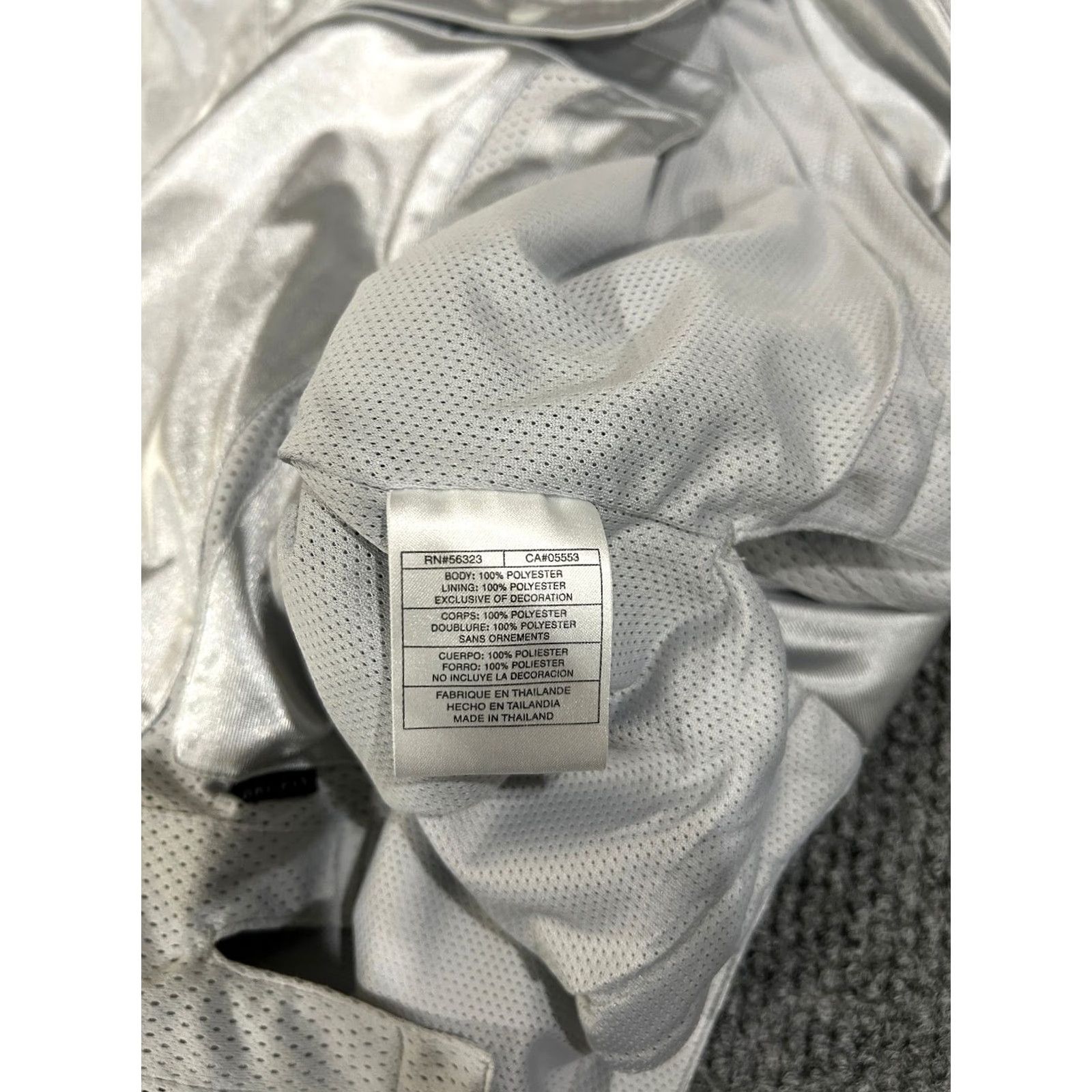 Nike Nike Dri-Fit Jacket Mens 2XL Gray Lightweight Hooded Zip Pockets Vintage-style Running Gym Training Seasonal Winter Fall Spring Athletic Coat Size US XXL / EU 58 / 5 - 7 Thumbnail