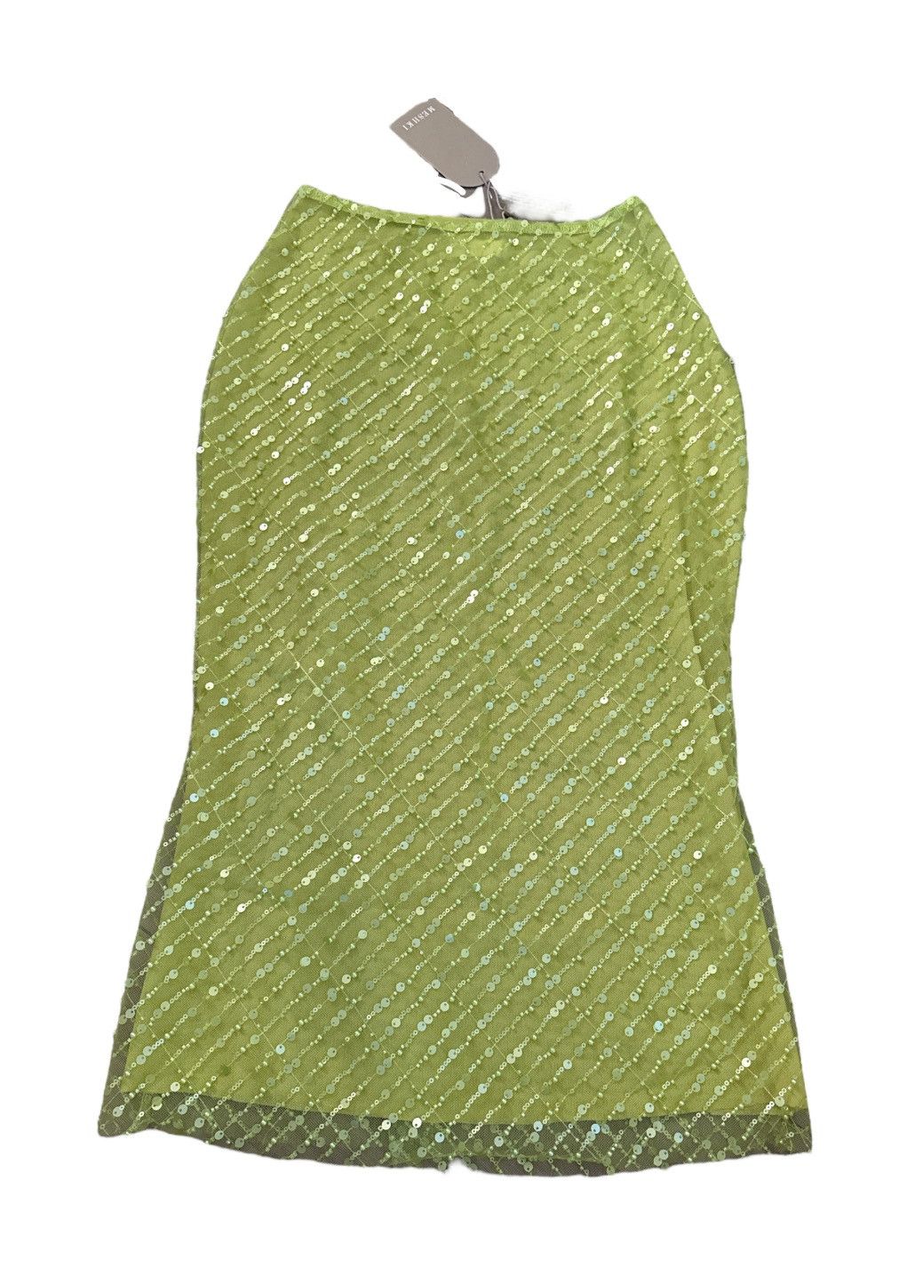 Other Meshki lime green sequence mid skirt Size 27" / US 4 / IT 40 - 1 Thumbnail