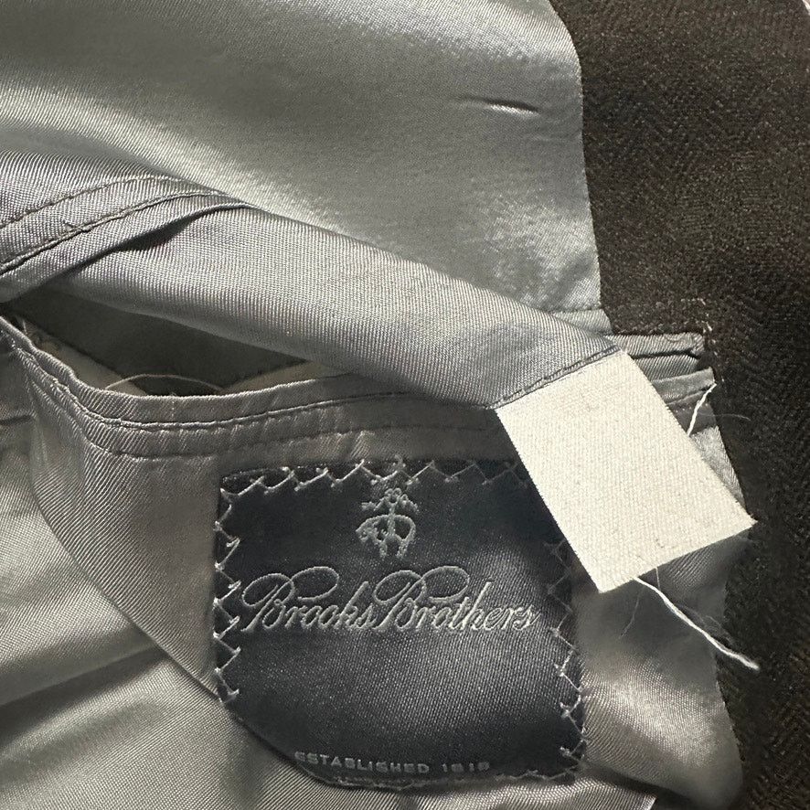 Brooks Brothers Brooks Brothers brown gray two button blazer size 46R Size 46R - 5 Thumbnail