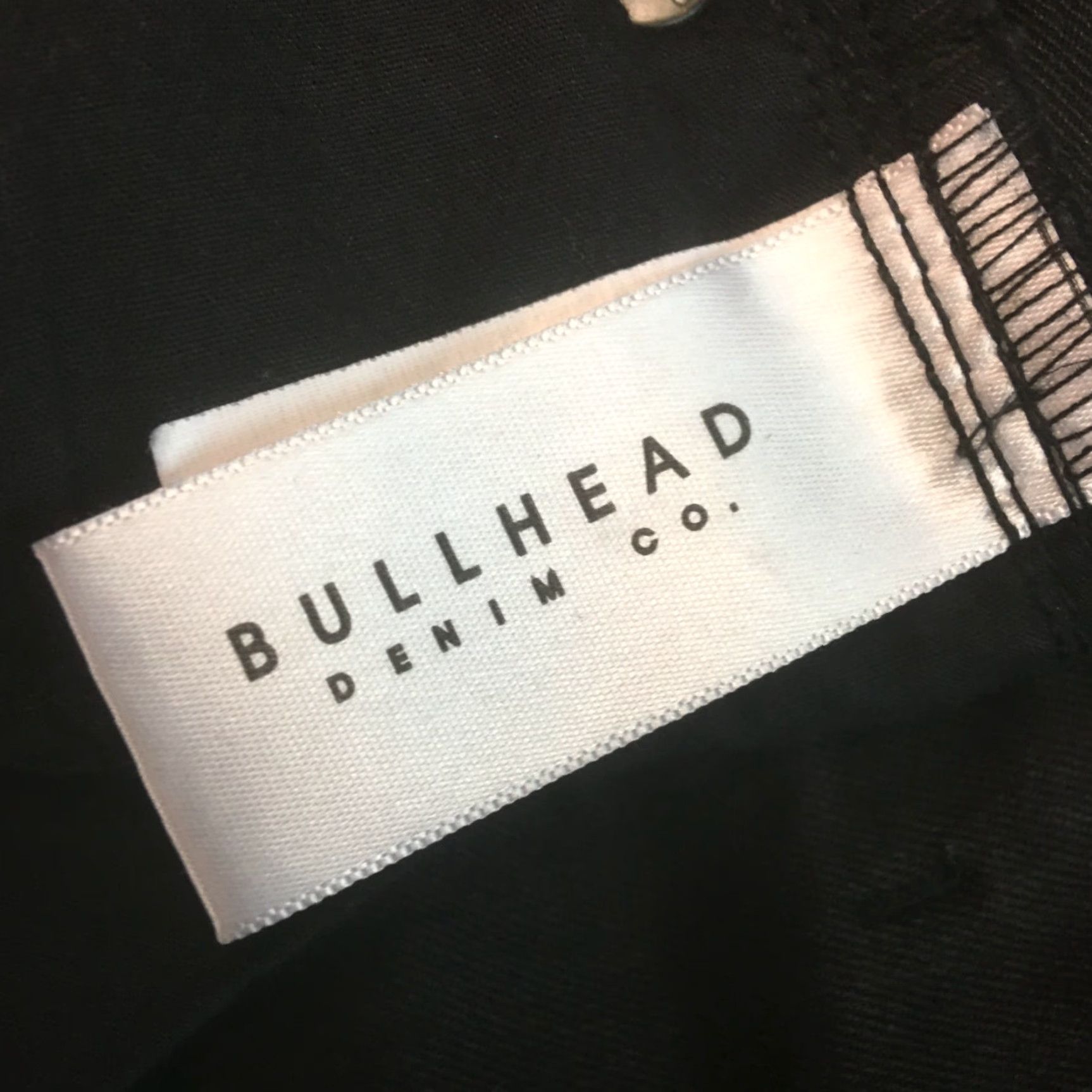 CO Bullhead Denim Co Womens Jeans Casual Straight Black Denin Size 3 Size 26" / US 2 / IT 38 - 3 Thumbnail