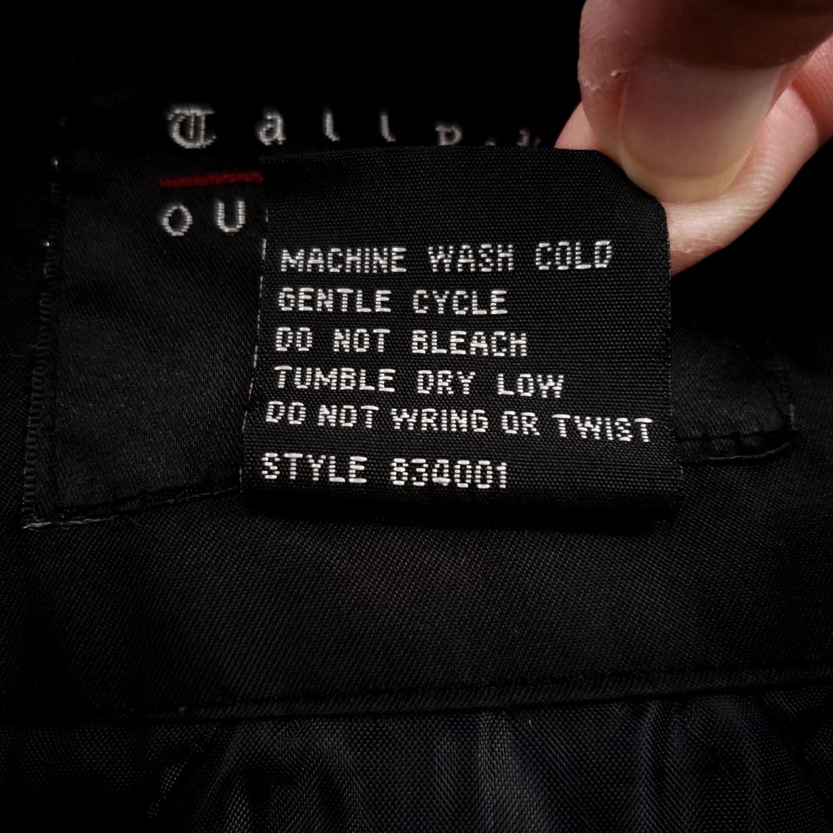 Vintage Tally Ho Jacket M Medium Black Anorak Hooded Fur Trim Full Zip Outerwear Womens Size M / US 6-8 / IT 42-44 - 4 Thumbnail