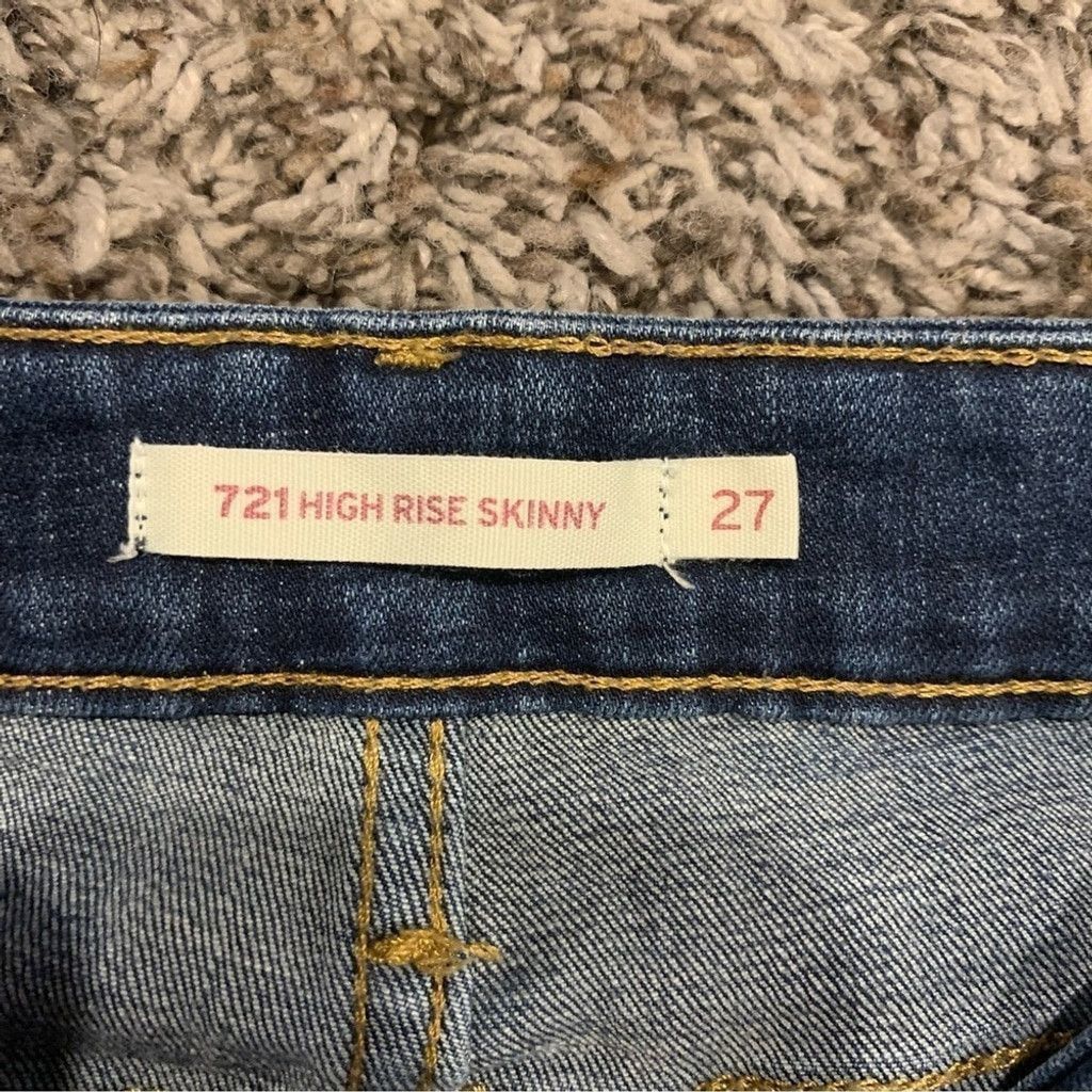 Levi's Women’s Levi’s 721 Jeans Size 27" / US 4 / IT 40 - 3 Thumbnail