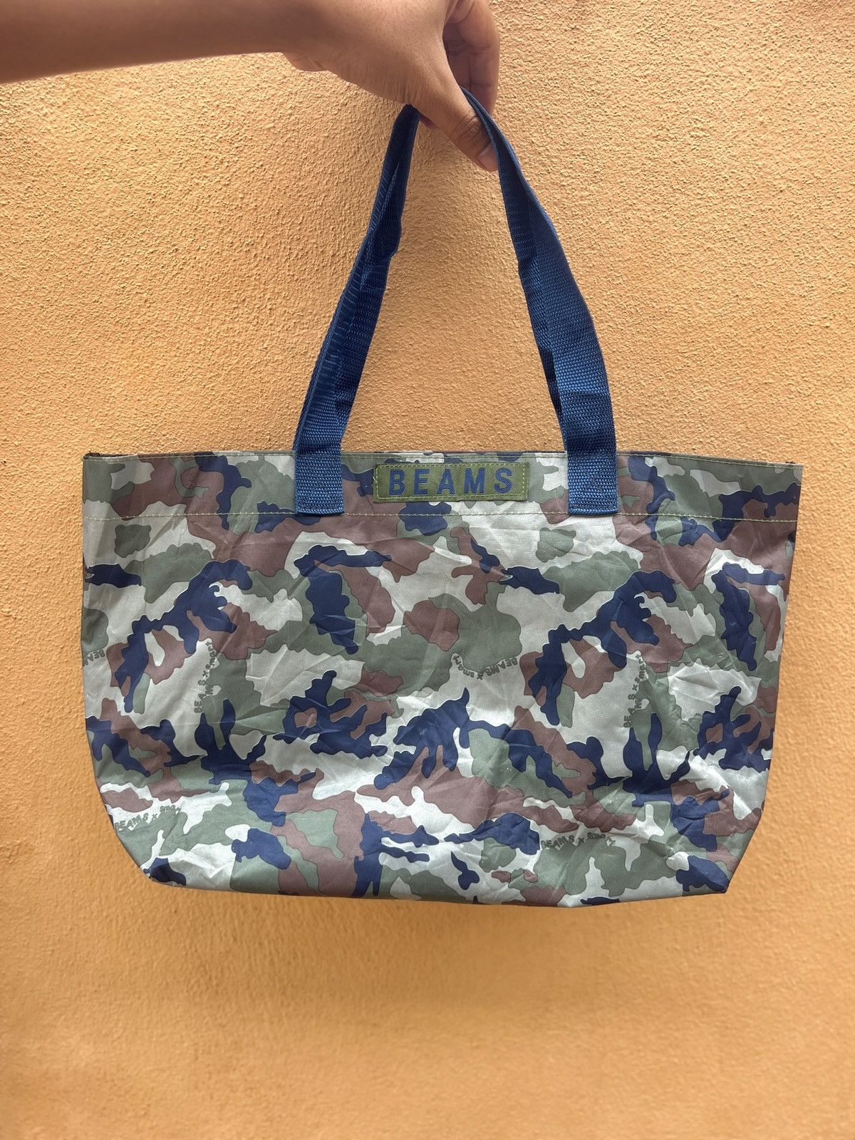 Beams Plus Beams x smart Camo Tote Bags Size 30 - 1 Thumbnail