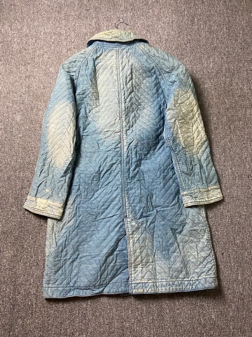 Japanese Brand DAMA Collection Acid Wash Quilted Denim Jacket (184) Size US S / EU 44-46 / 1 - 2 Thumbnail
