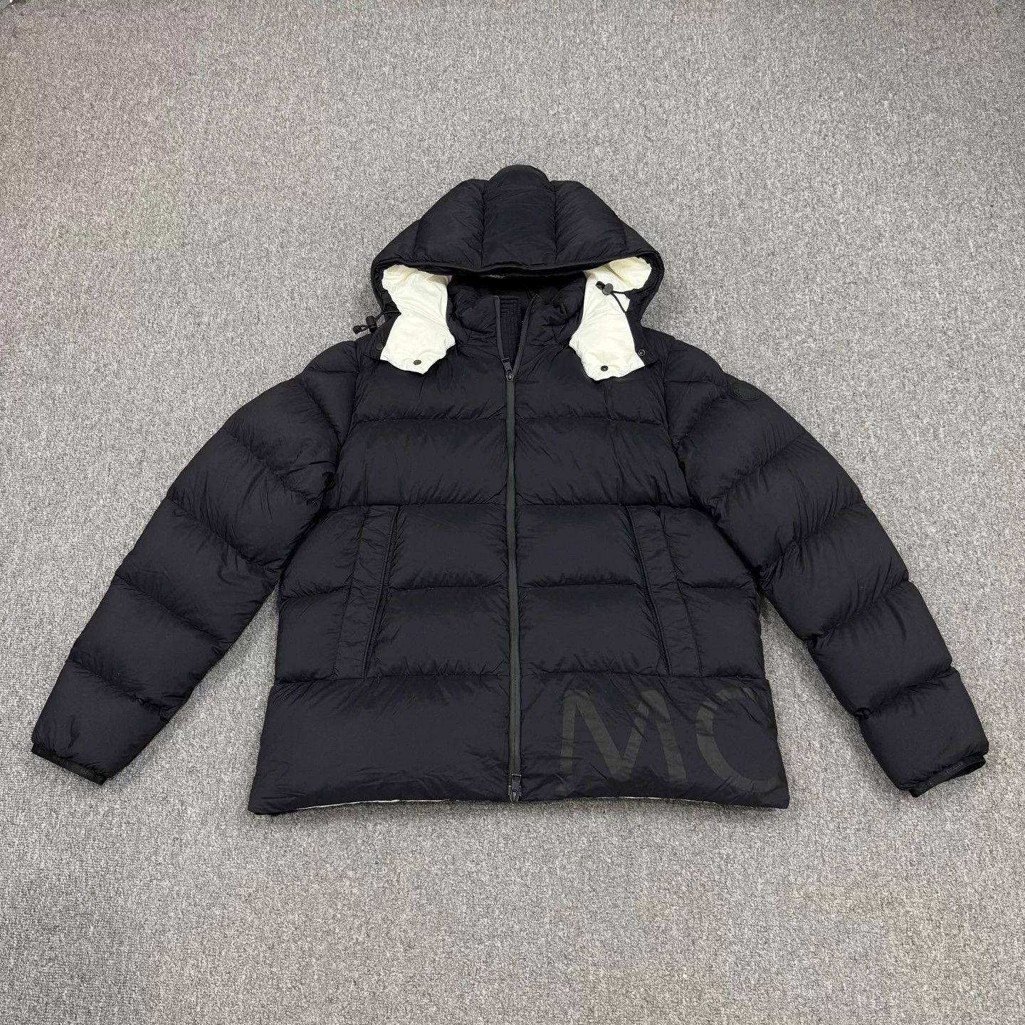 Moncler Moncler Black Hooded Down Jacket 5 99 New Size US XL / EU 56 / 4 - 1 Thumbnail