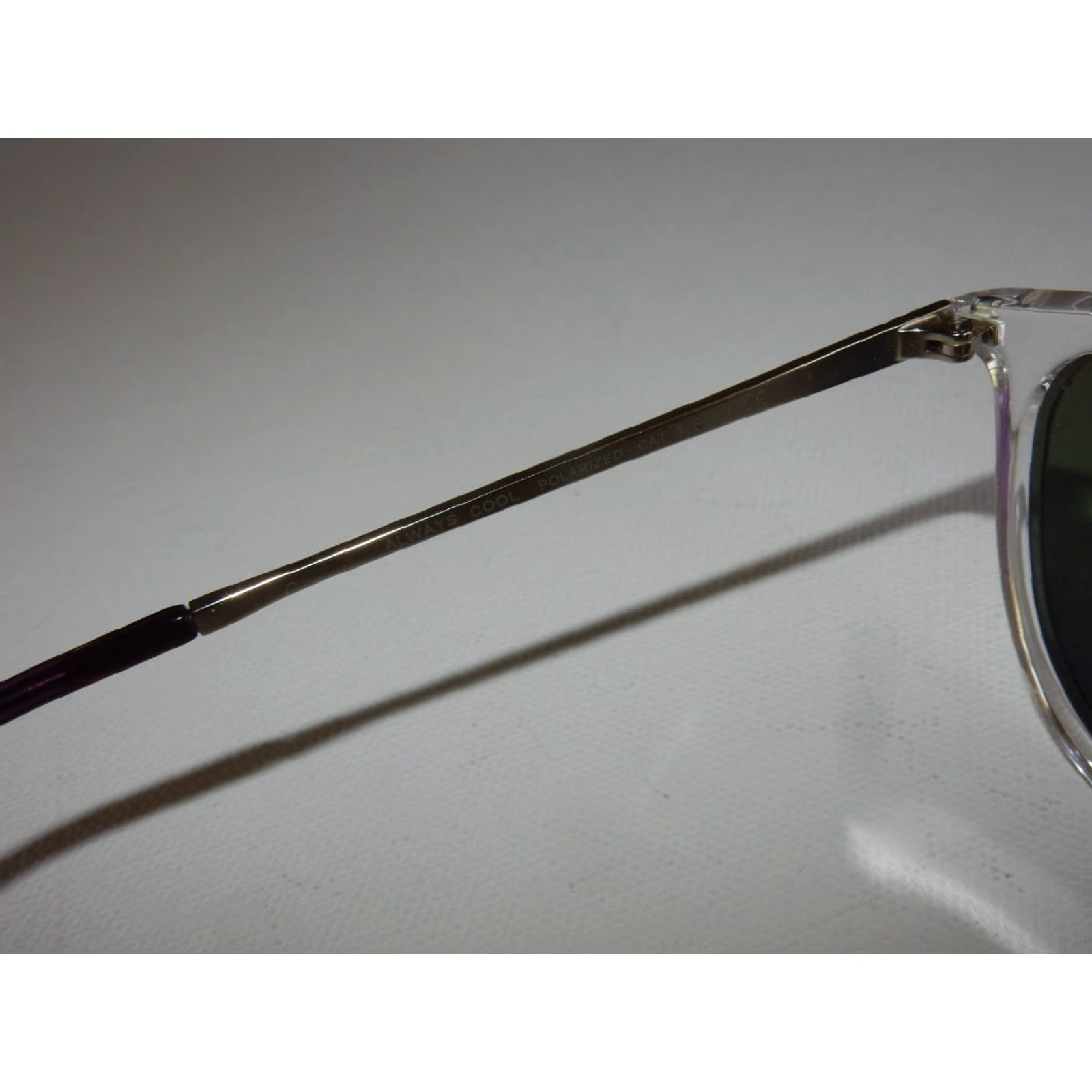 Vintage VINTAGE Blenders Sunglasses Unisex Adults Silver Blue 90s Cool Size ONE SIZE - 4 Thumbnail