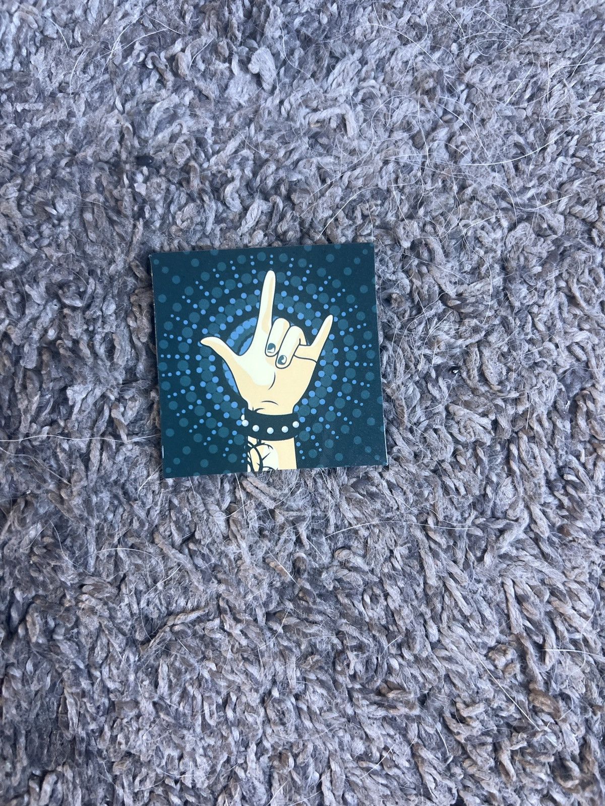 Hypebeast × Vintage Rock Hand Gesture Sticker Size ONE SIZE - 1 Thumbnail