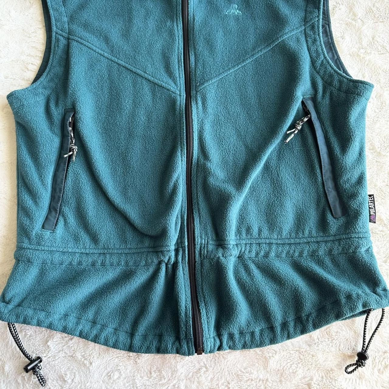 Eastern Mountain Sports Vintage Eastern Mountain Sports Womens XL Teal Fleece Zip Size XL / US 12-14 / IT 48-50 - 4 Thumbnail