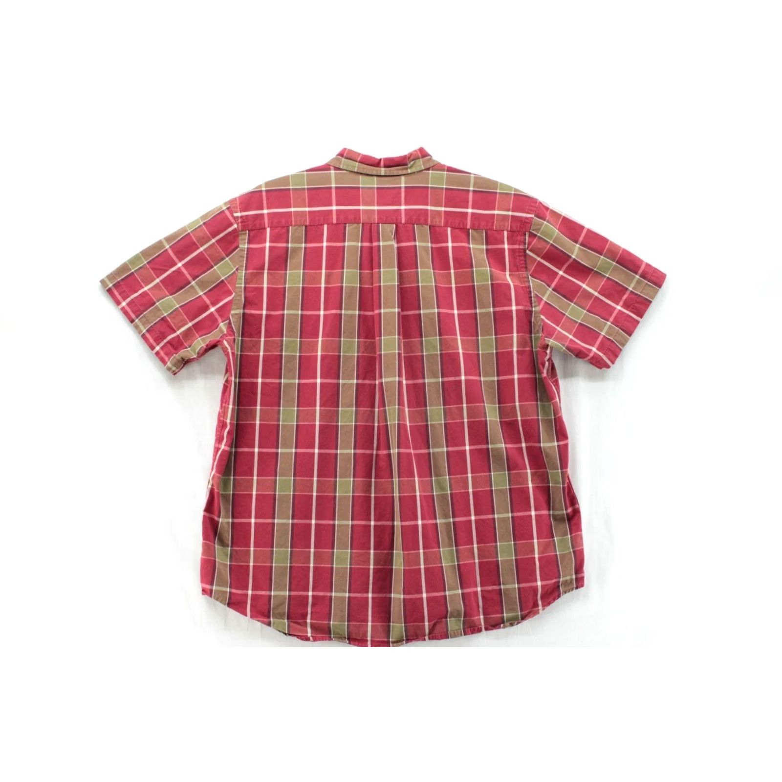 Abercrombie & Fitch Abercrombie & Fitch Shirt Mens XL Red Plaid Button-Up Muscle Preppy Lightweight Size US XL / EU 56 / 4 - 2 Thumbnail