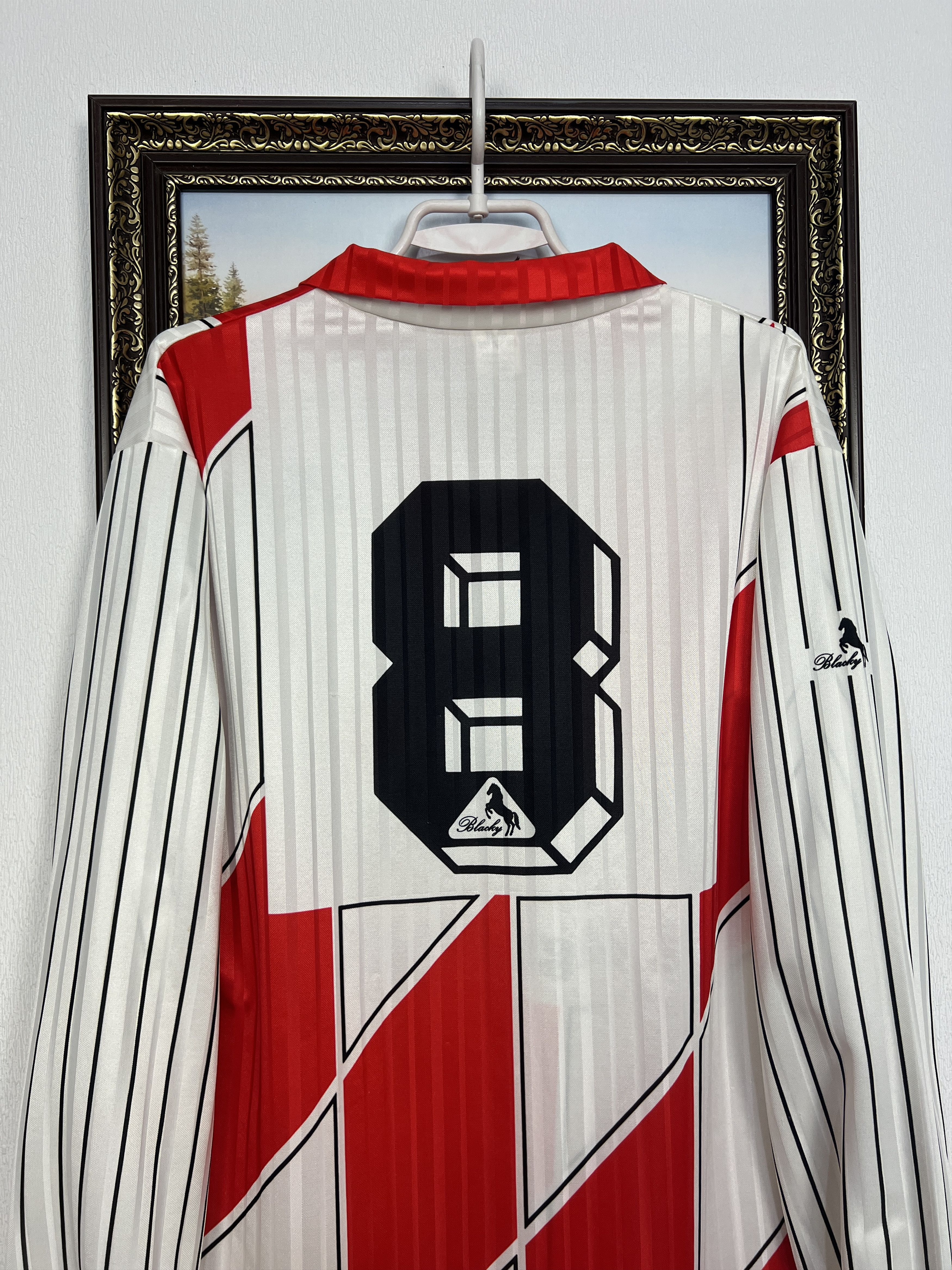 Vintage Switzerland Football Template Long Sleeve Shirt Jersey Size US L / EU 52-54 / 3 - 8 Thumbnail
