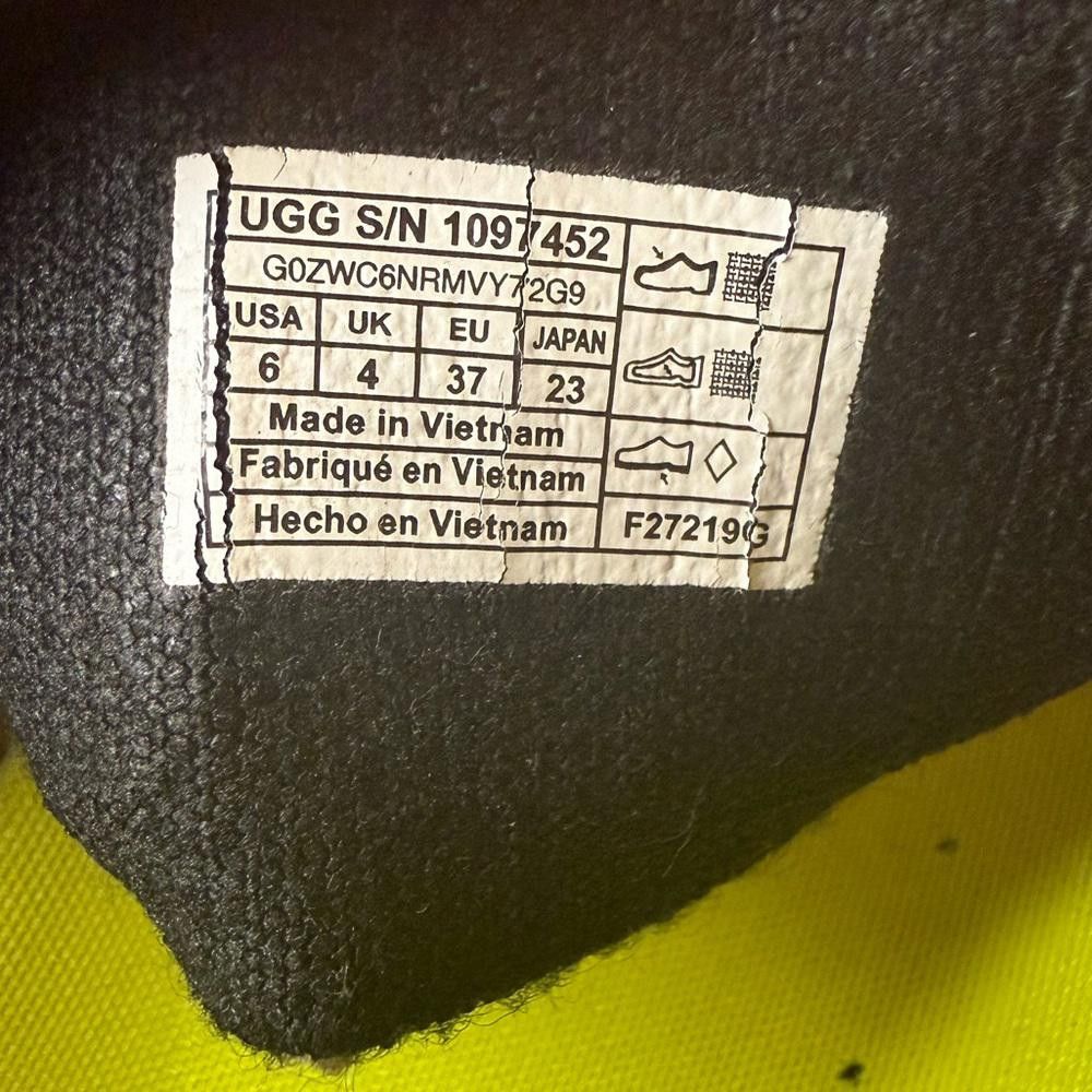 Ugg UGG Slingback Runner Sneaker Sandal White Black & Yellow 6 Size US 6 / IT 36 - 7 Thumbnail