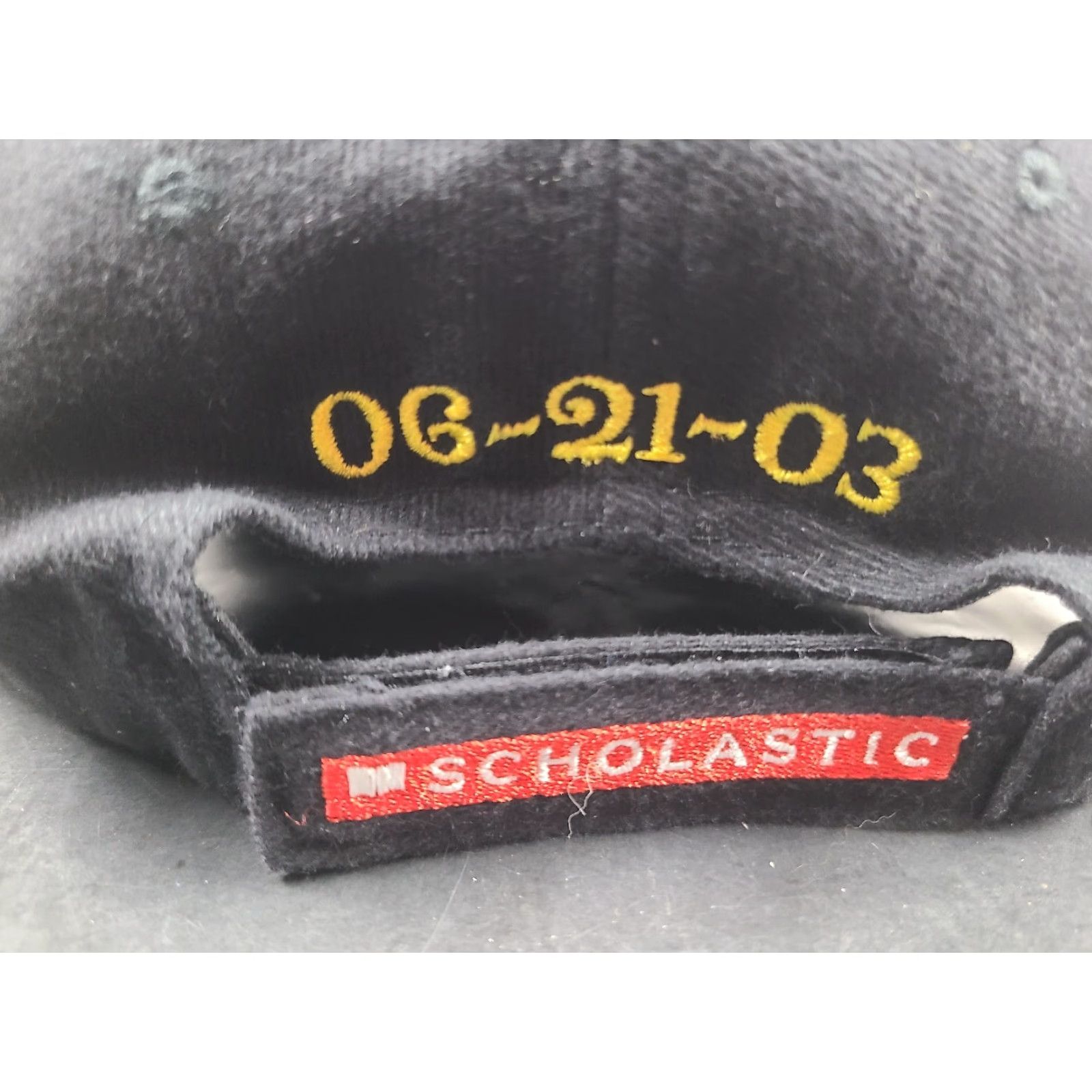 Vintage VINTAGE Scholastic HARRY POTTER promotional Hat Cap Adjustable Order Phoenix Adult Unisex Adults Baseball Cap Black 100% Cotton Velcro Adjustable Size ONE SIZE - 6 Thumbnail