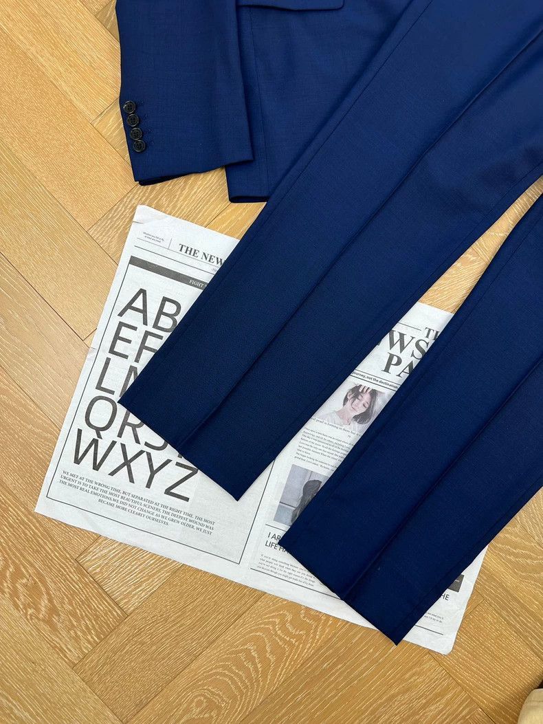 Dior Dior Dior Blue Wool Suit Set for Men-2507 Size US XXL / EU 58 / 5 - 5 Thumbnail