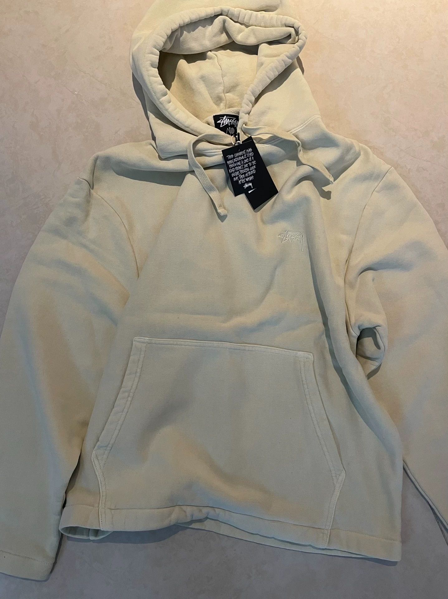 No Vacancy Inn Stussy x NO VACANCY INN 20SS Hoodie Cream Graffiti Print S Size US S / EU 44-46 / 1 - 3 Thumbnail