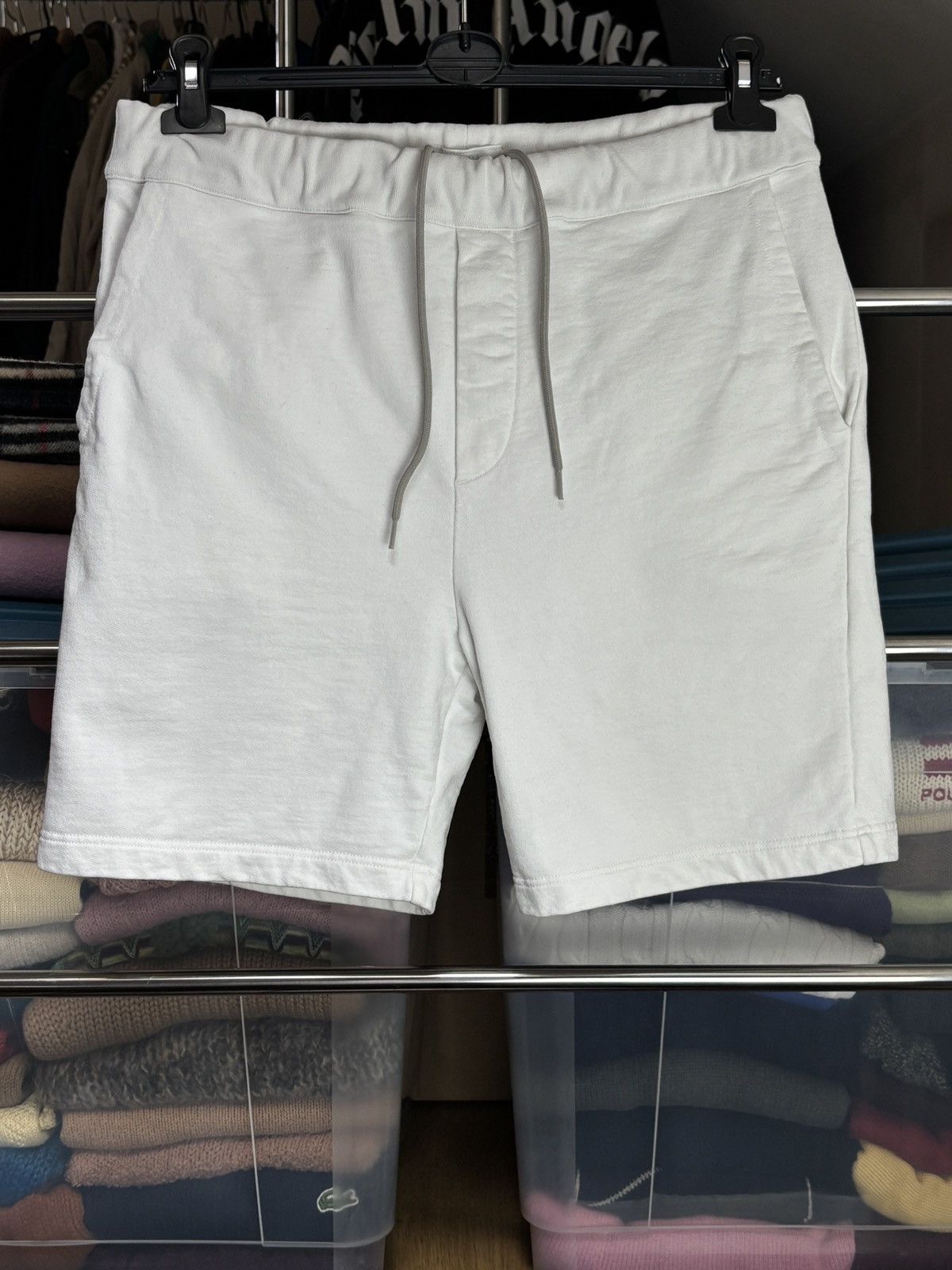 Prada Prada Pocket Tab Luxury White Cotton Shorts Size US 36 / EU 52 - 4 Thumbnail