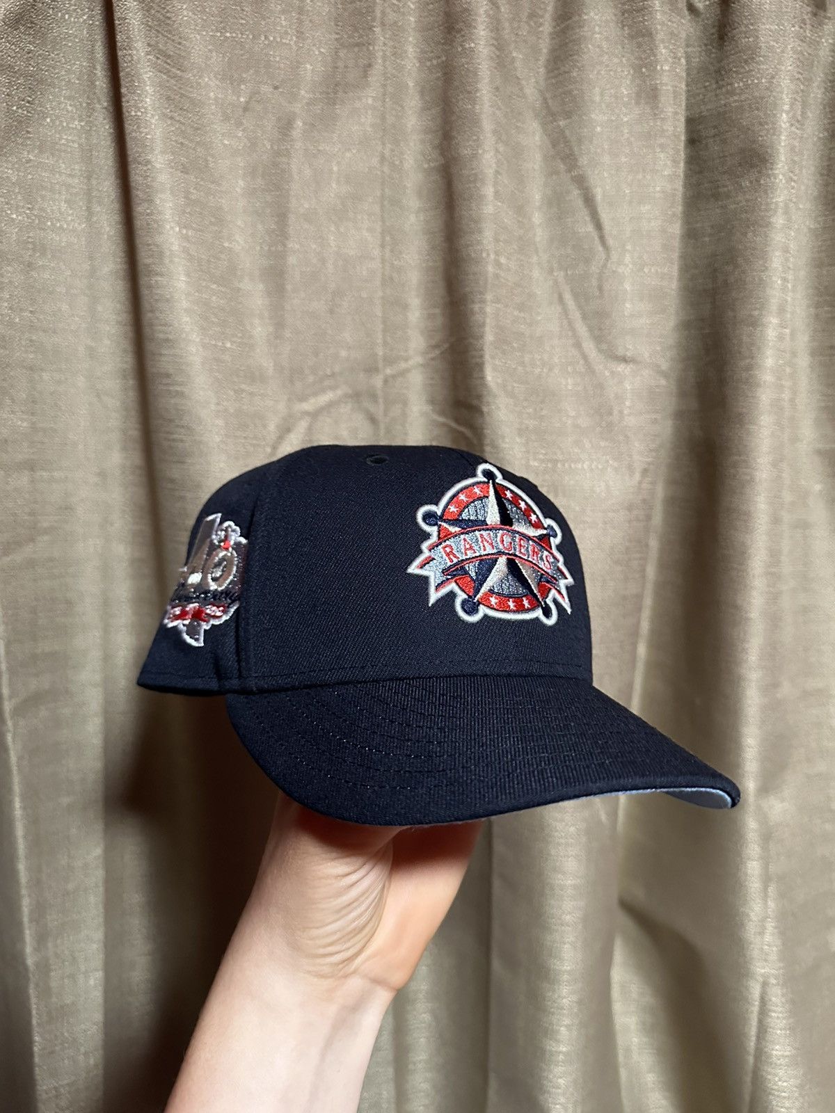 MLB × New Era Texas Rangers Fitted 1/4 New Era Navy Size ONE SIZE - 1 Thumbnail