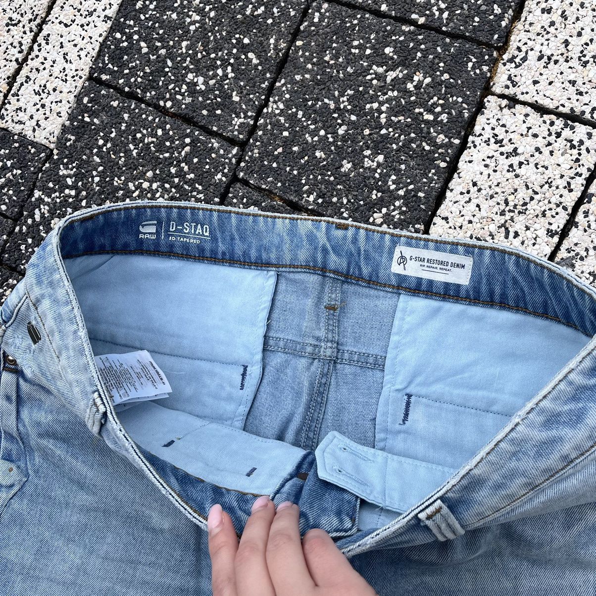 G-Star × Japanese Brand × Vintage G Star Vintage Double Knee Jeans Japan Style Size US 34 / EU 50 - 11 Thumbnail