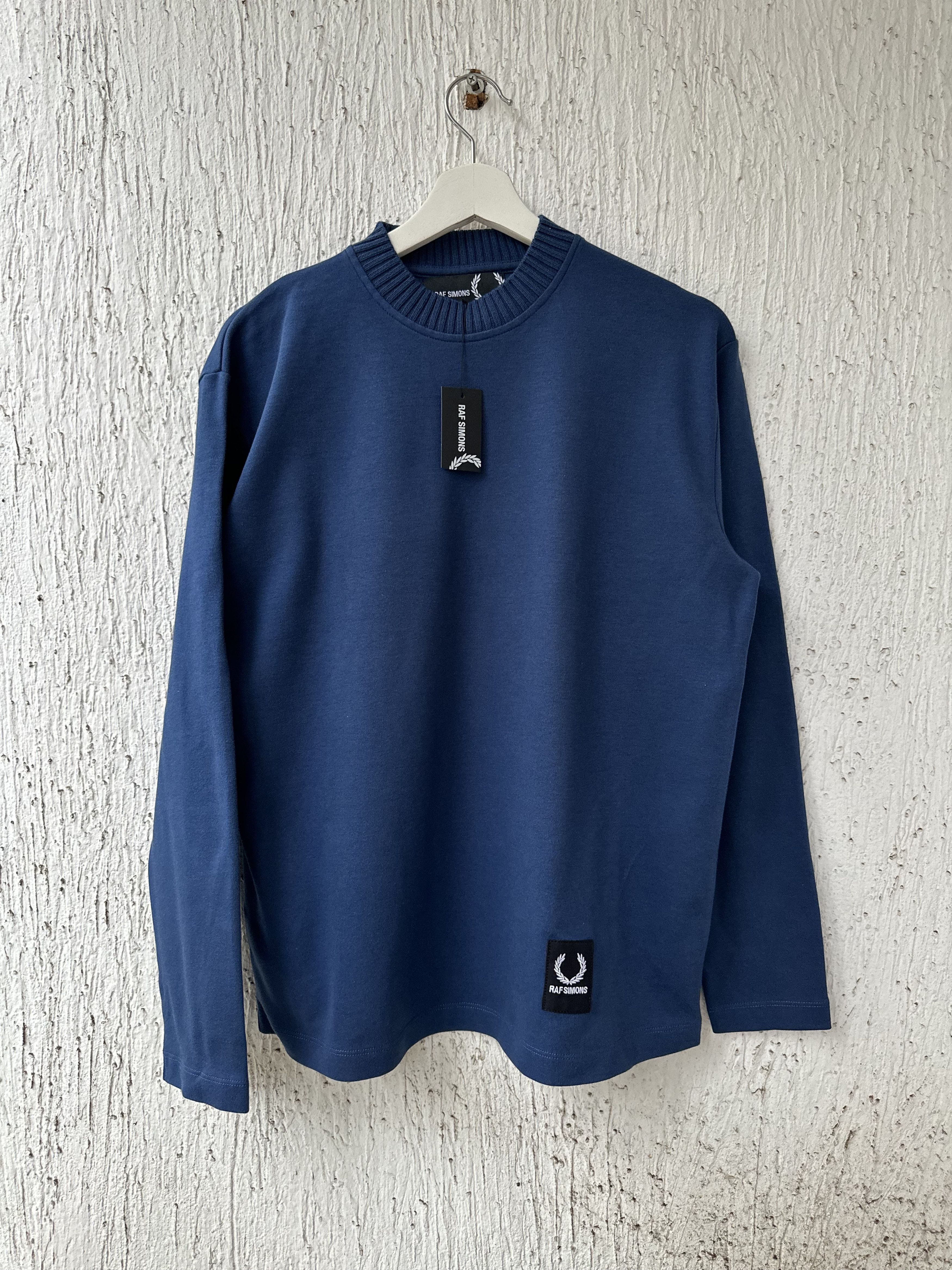 Fred Perry × Raf Simons BNWT LONG SLEEVE PATCH LOGO TEE Size US S / EU 44-46 / 1 - 1 Thumbnail