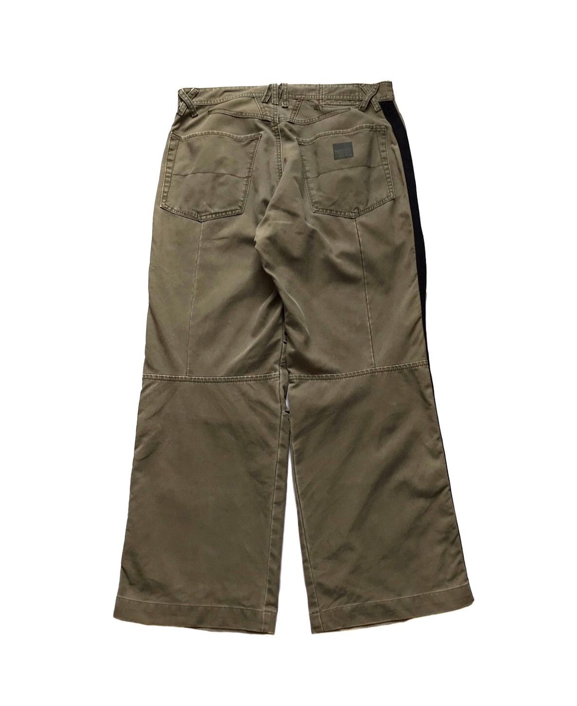 20471120 VINTAGE MARITHE FRANCOIS GIRBAUD BAGGY SIDE TAPE PANTS Size US 34 / EU 50 - 4 Thumbnail