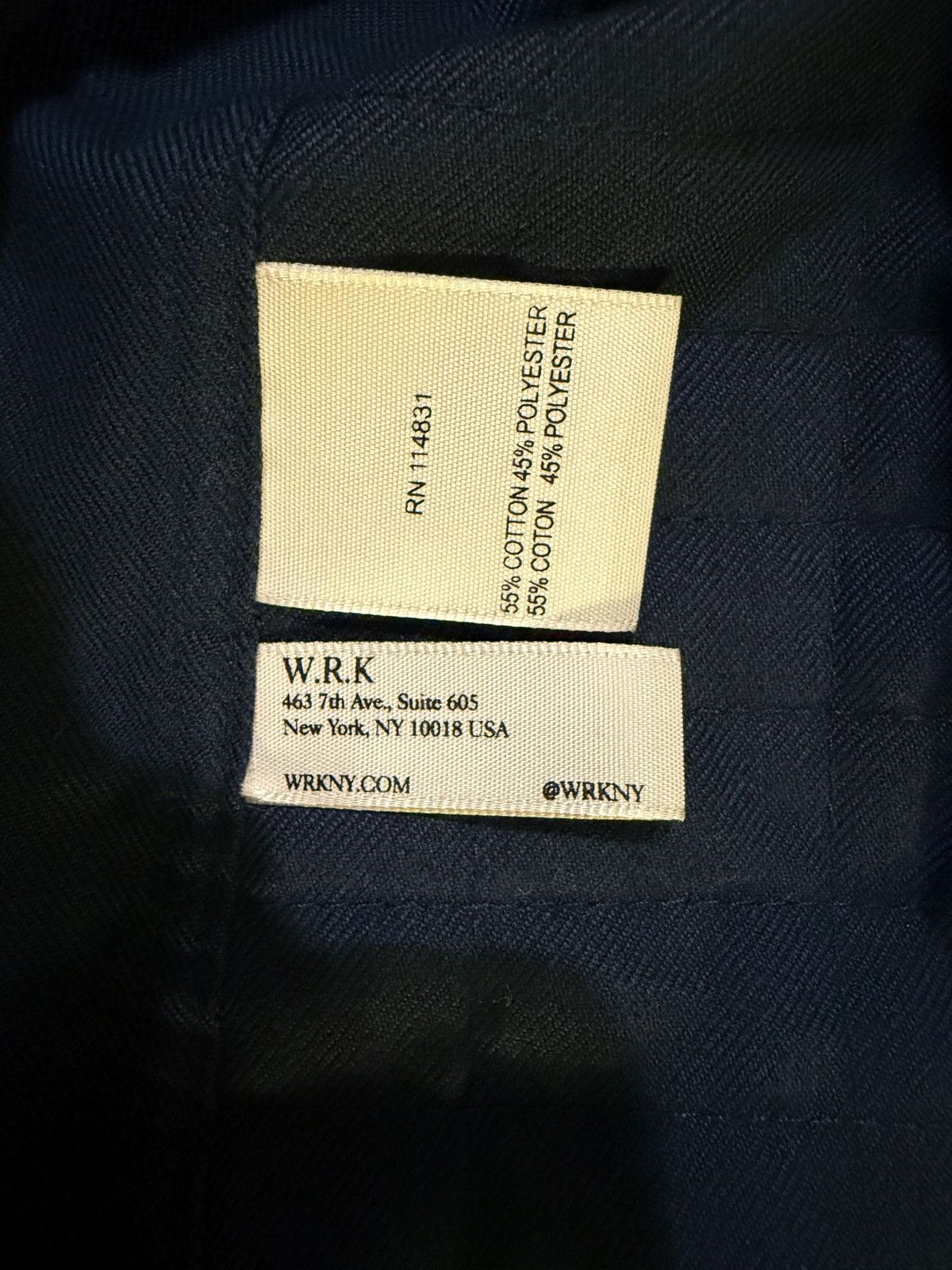 W.R.K. WRK Work Rest Karma Clothing Quilted Snap Down Jacket Size US XL / EU 56 / 4 - 8 Thumbnail
