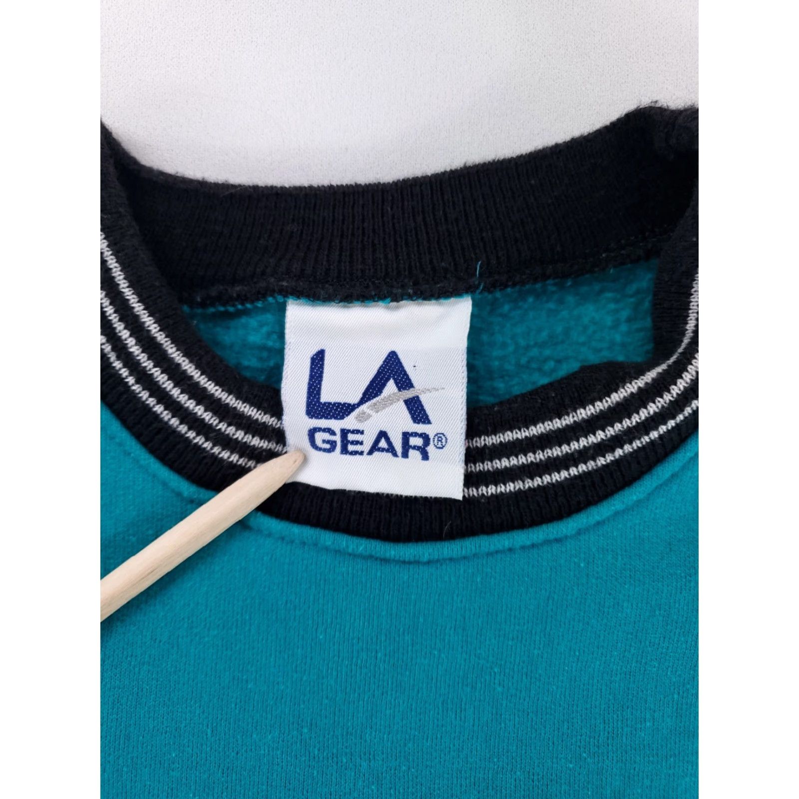 La Gear VINTAGE LA Gear Sweatshirt Mens L Green Spellout Big Center Logo 80s 90s Pullover Size US L / EU 52-54 / 3 - 5 Thumbnail