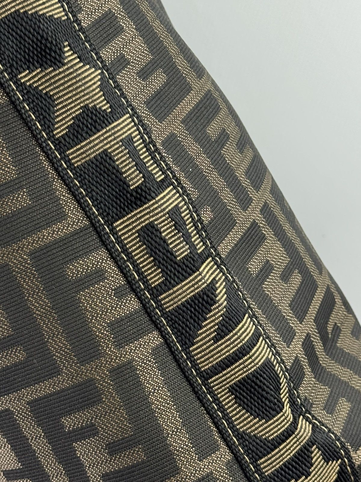 Fendi Vintage FENDI Zucca FF Monogram Brown Shoulder Bag Size ONE SIZE - 6 Thumbnail