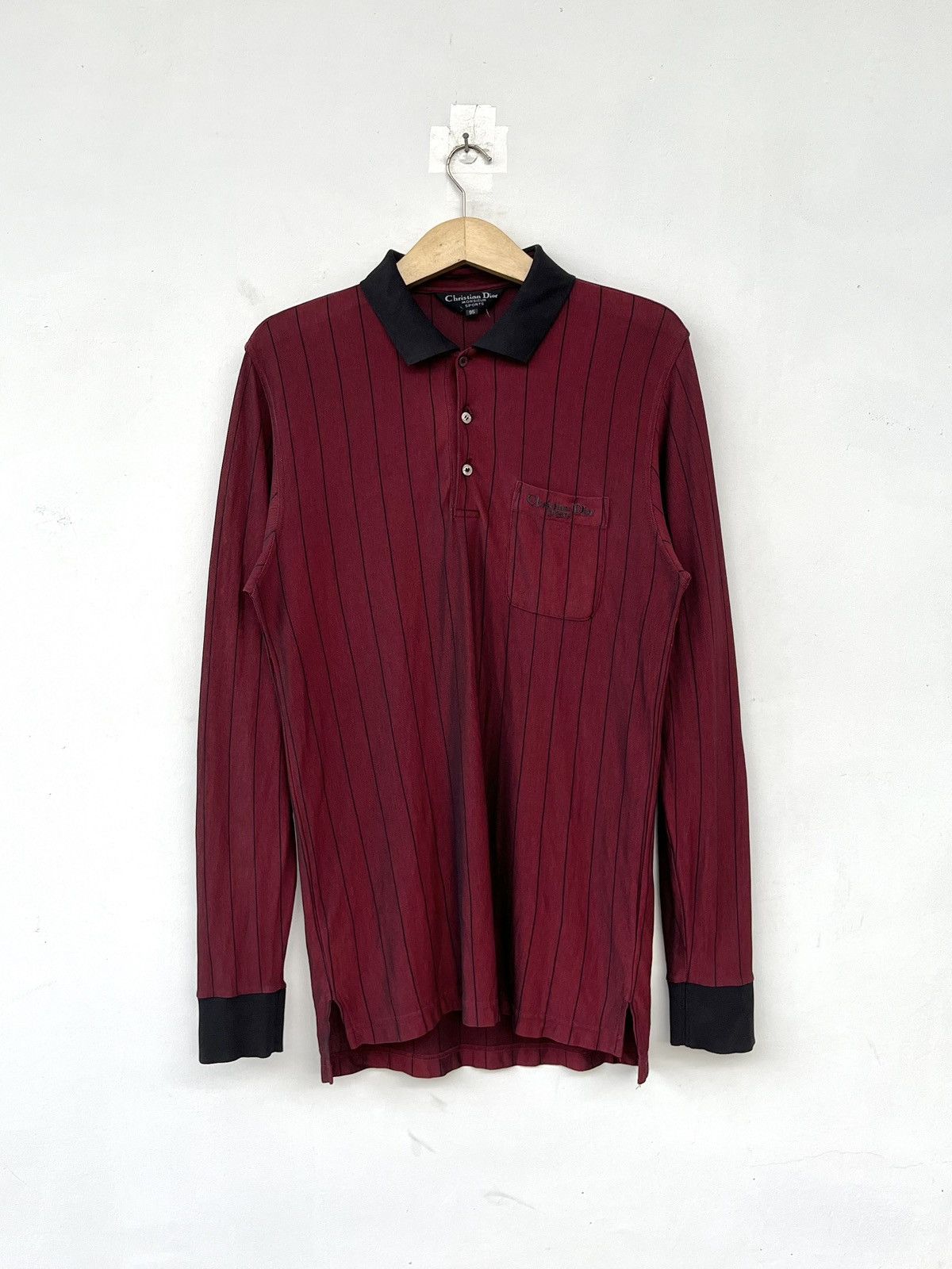 Vintage Cristian Dior Monsieur Sports LongSleeve Polos