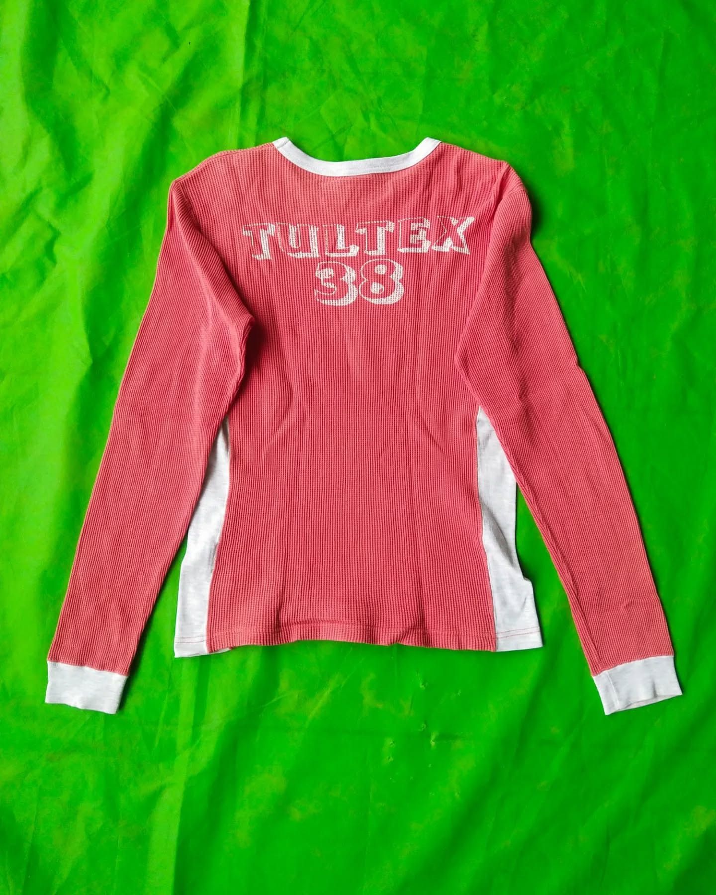 Tultex × Vintage Vintage Tultex Champs Light Red Woman Longsleeve Size S / US 4 / IT 40 - 4 Thumbnail