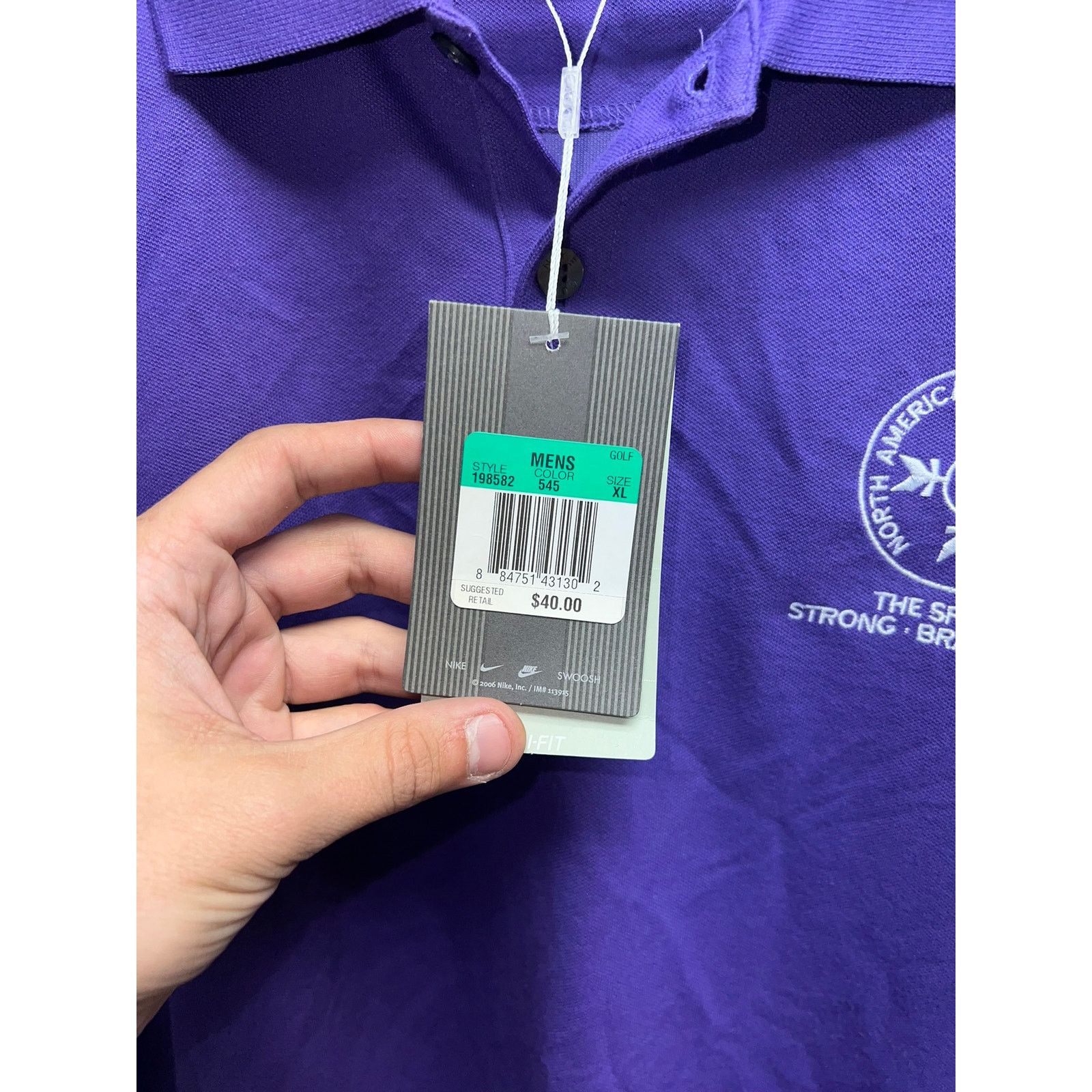 Nike Nike Indigenous Games Society Shirt Purple Polo Golf NWT XL Size US XL / EU 56 / 4 - 6 Thumbnail