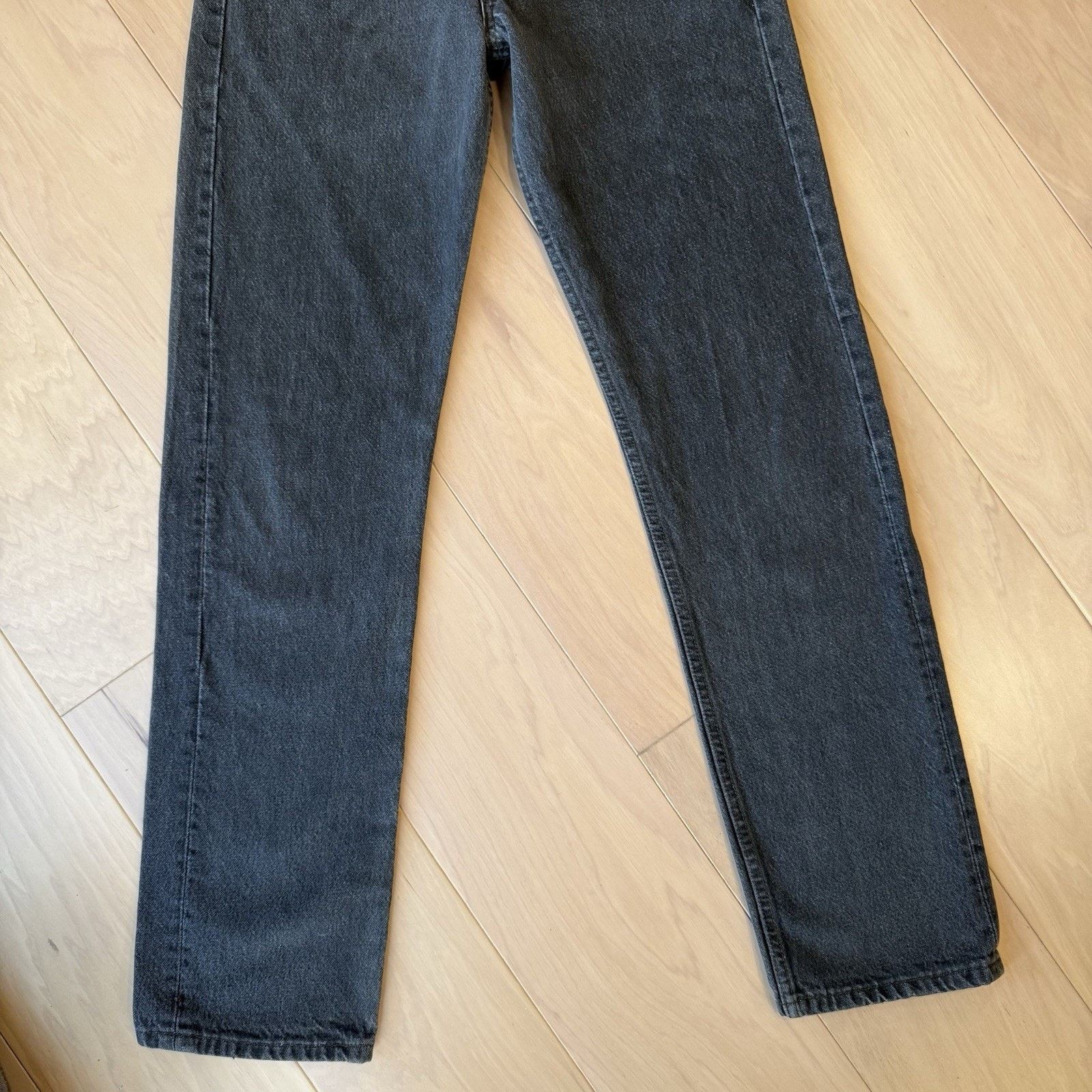 Levi's × Vintage Vintage Levis 501 Jeans 29 Black 80s Made in USA Workwear Size US 29 - 4 Thumbnail