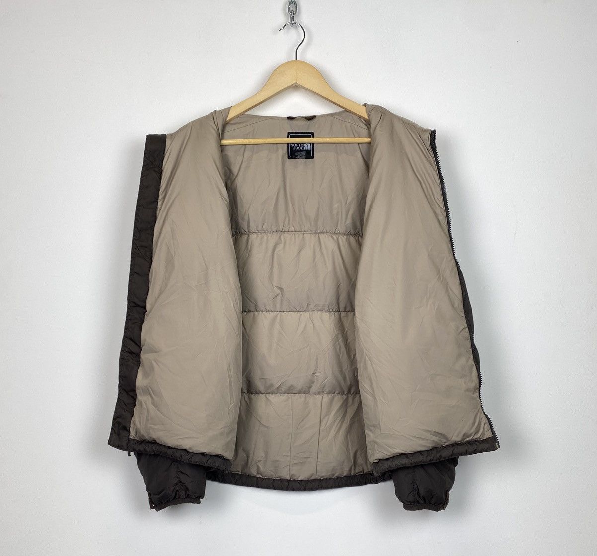 The North Face Vintage The North Face 550 Brown Full Zip Puffer Down Jacket Size US M / EU 48-50 / 2 - 6 Thumbnail