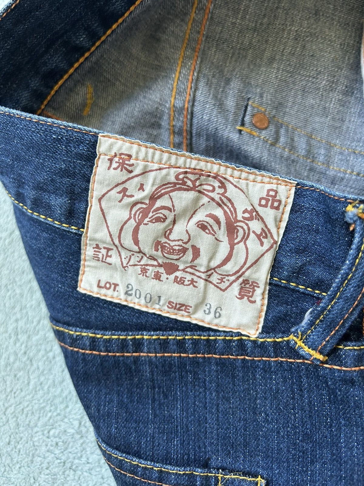 Vintage Baggy Denim Shorts Jorts Evisu Big Logo Daicock by Yamane | Grailed