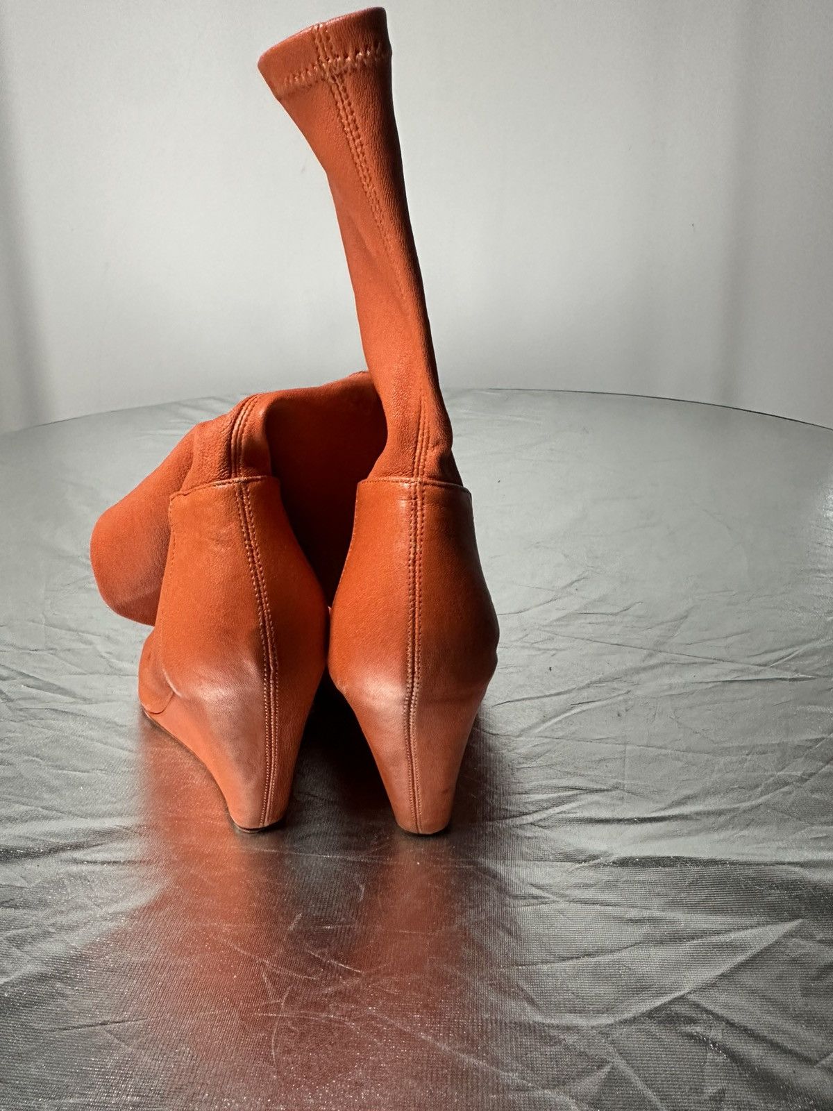 Rick Owens Stretch leather boots Size US 8.5 / IT 38.5 - 6 Thumbnail