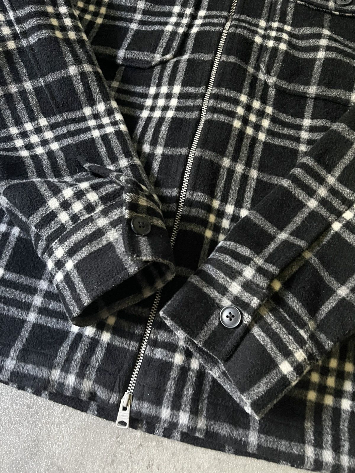 Allsaints Allsaints wool checkered zip jacket white black Size US S / EU 44-46 / 1 - 7 Thumbnail