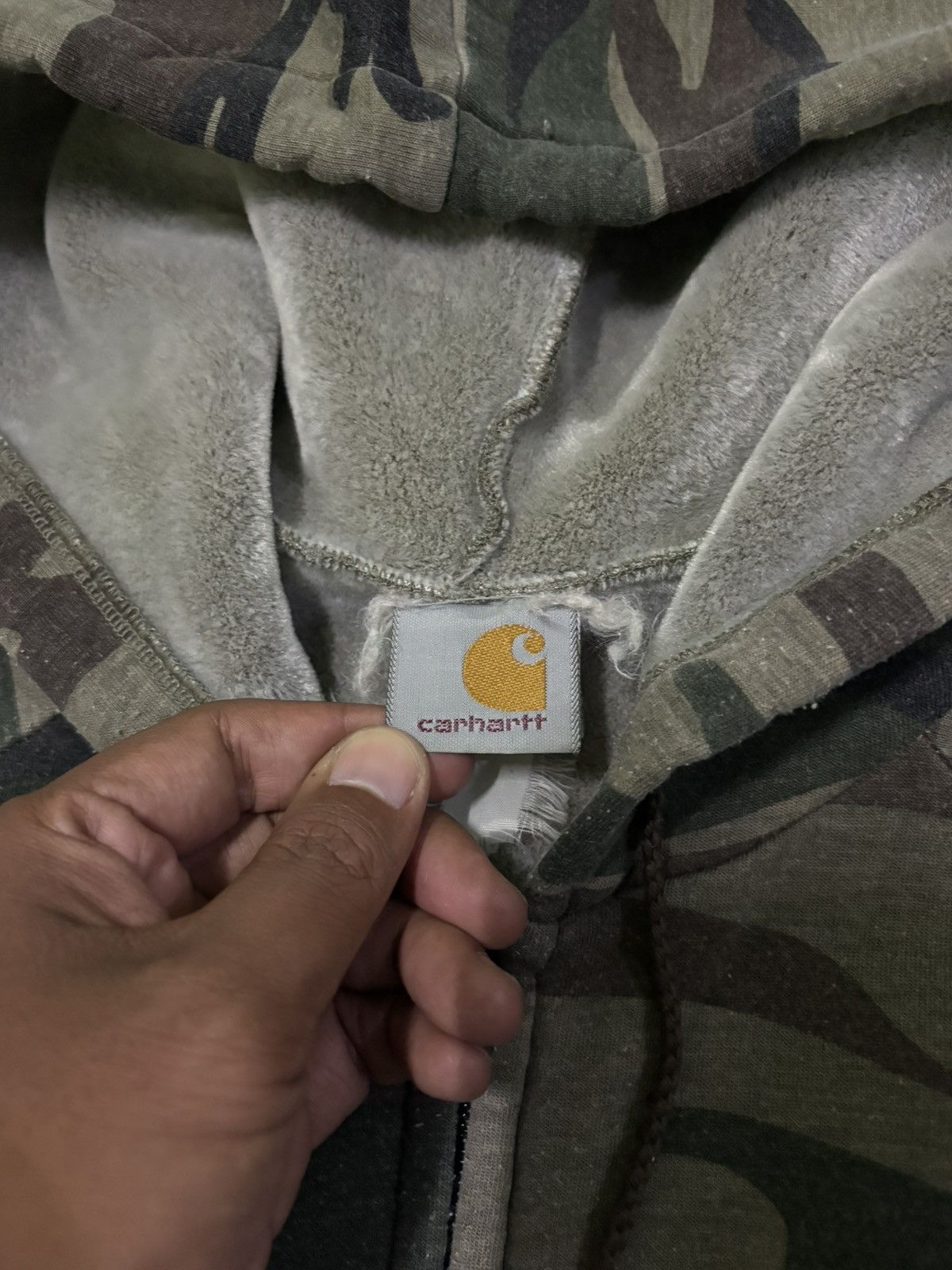 Carhartt Carhartt Camouflage Hoodie Sweater Size US L / EU 52-54 / 3 - 15 Thumbnail