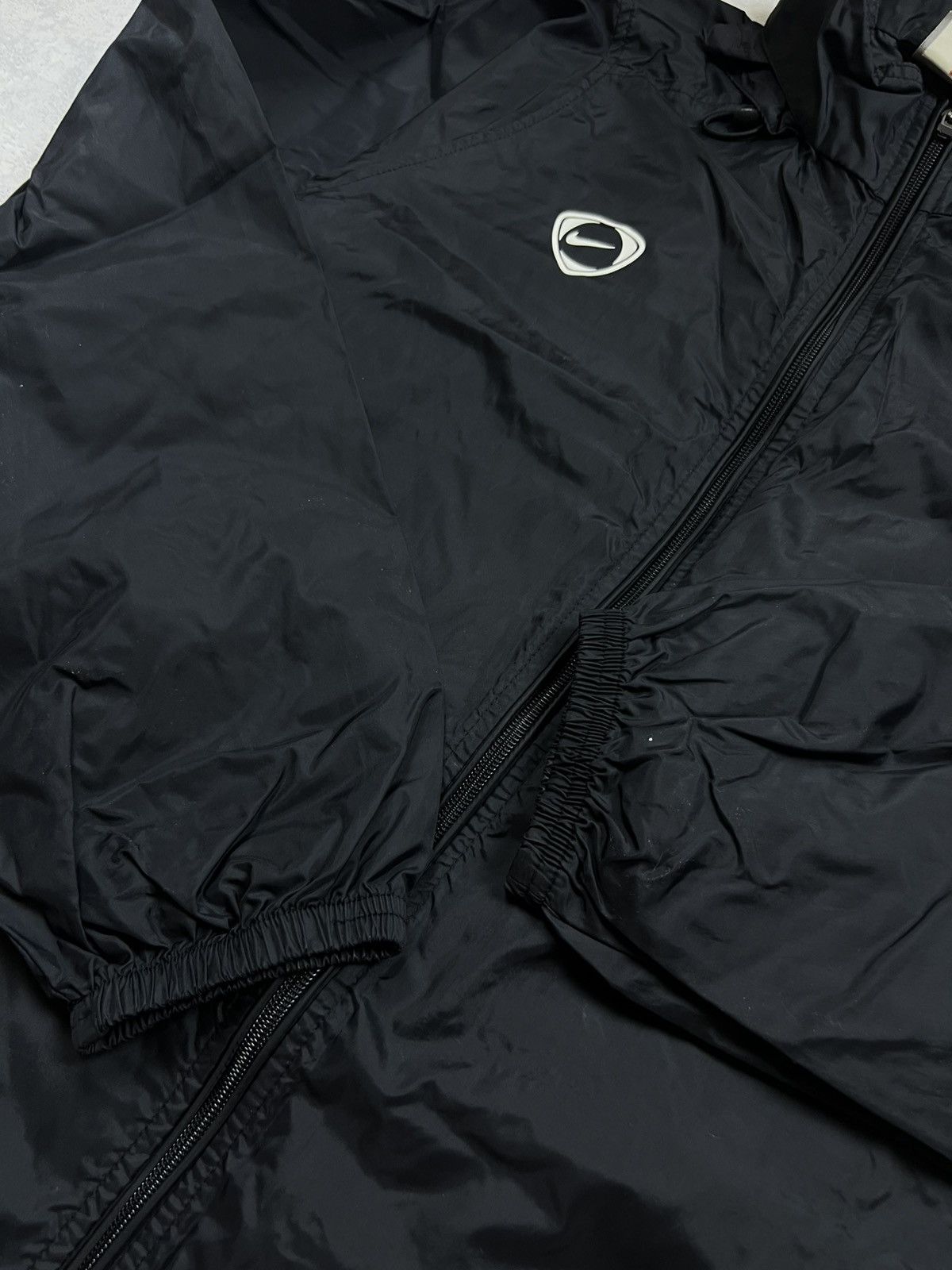 Nike 00s Nike Double Swoosh Vintage Y2K Oversized Hooded Jacket Size US M / EU 48-50 / 2 - 8 Thumbnail