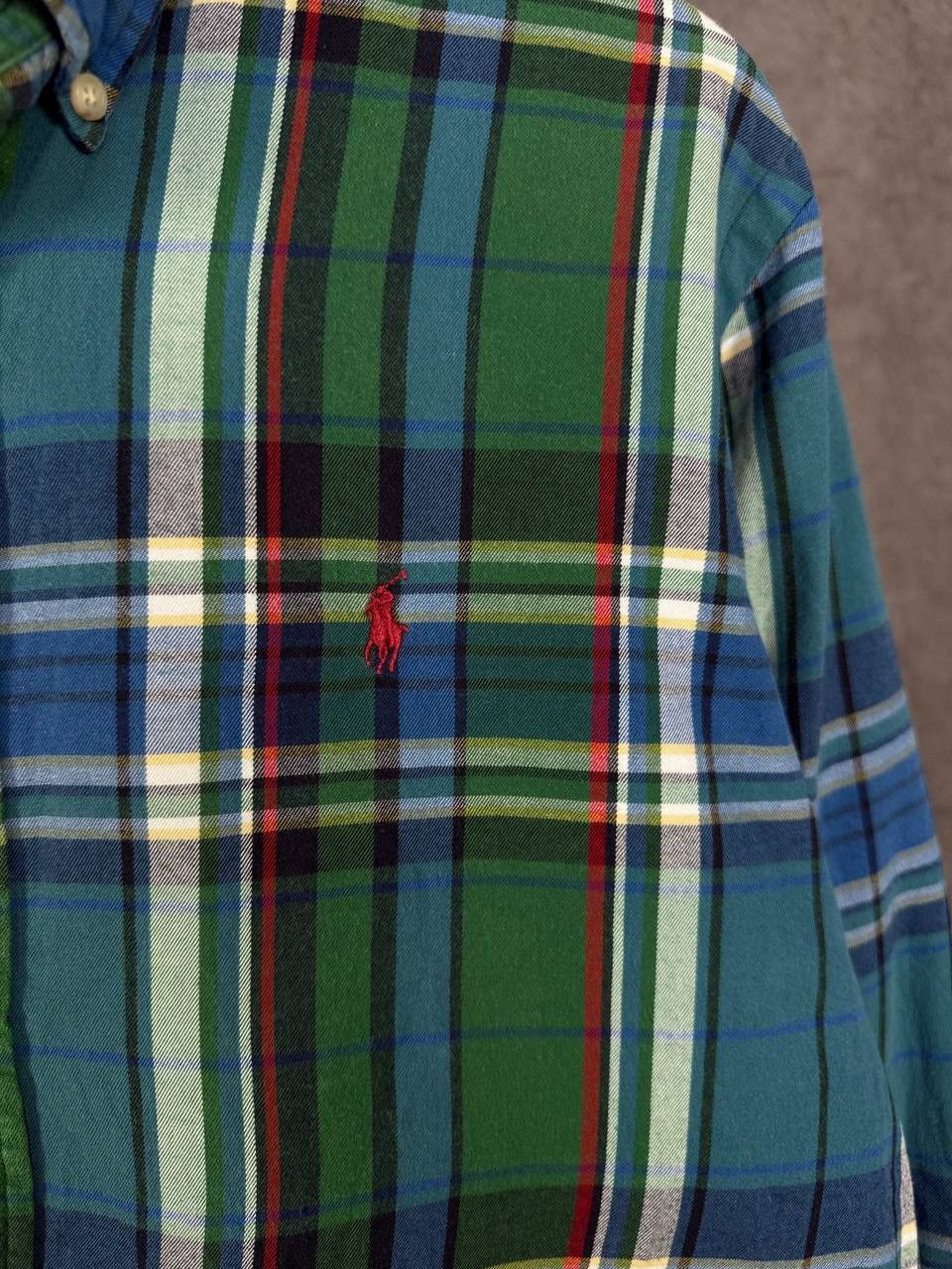Polo Ralph Lauren Polo Ralph Lauren vintage designer logo flannel shirt Size US L / EU 52-54 / 3 - 3 Thumbnail