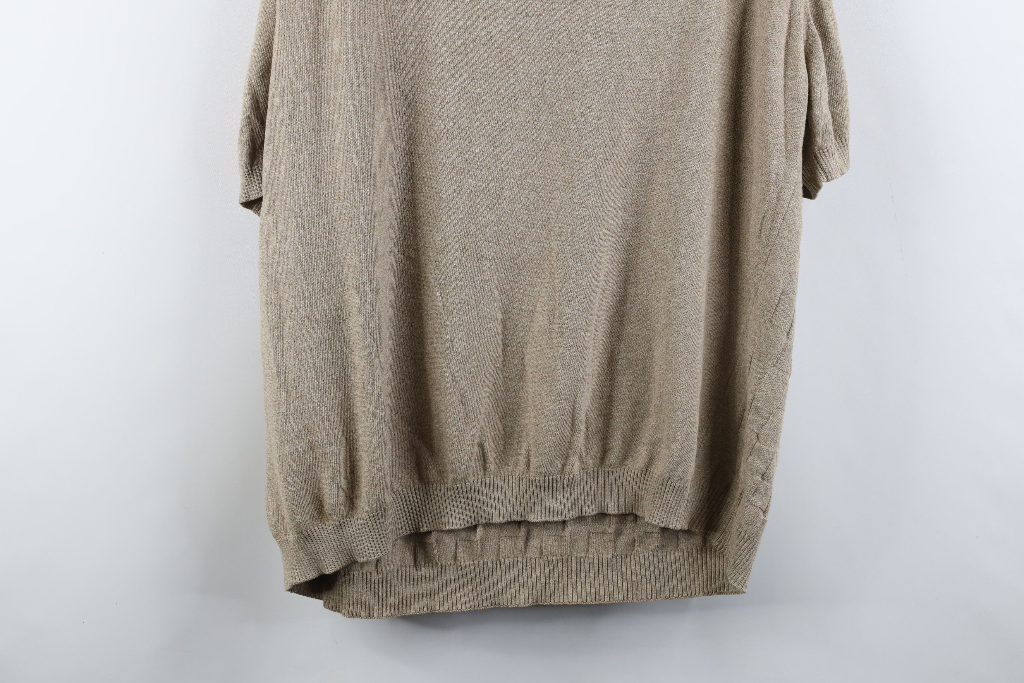 Vintage Vintage 70s Streetwear Weave Knit Collared Polo Shirt Size US XXL / EU 58 / 5 - 11 Thumbnail