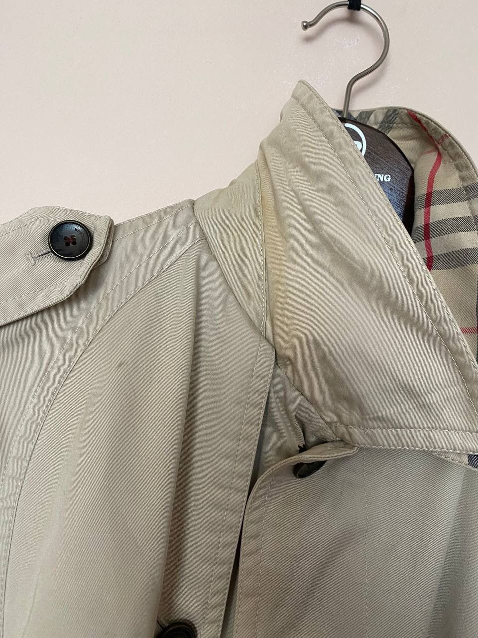 Burberry Burberry London Nova Check Trench Coat Beige Size US M / EU 48-50 / 2 - 14 Thumbnail