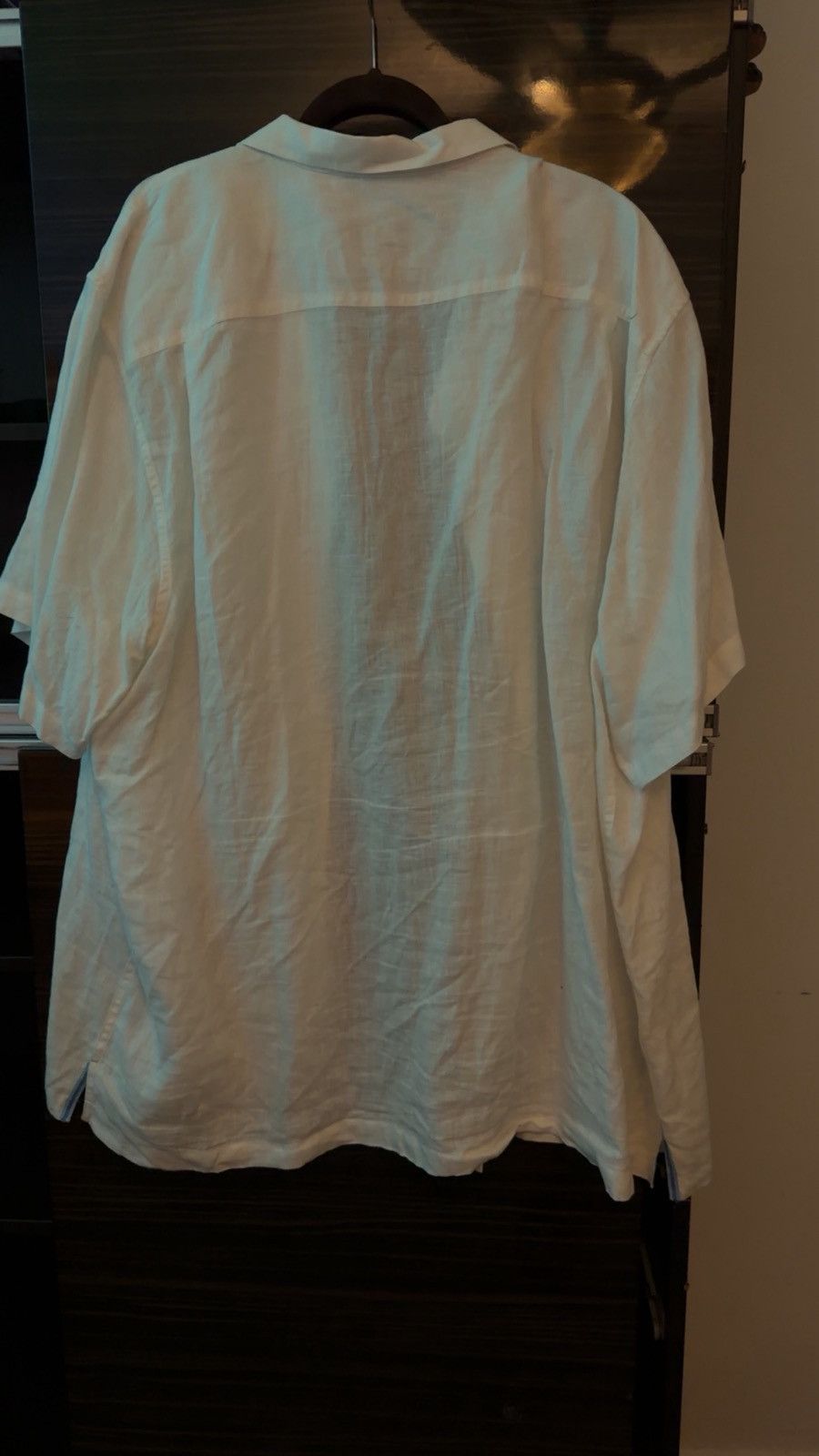 Tommy Bahama Tommy Bahama Linen Camp Shirt White 3XL Relaxed Fit Size US XXL / EU 58 / 5 - 2 Thumbnail