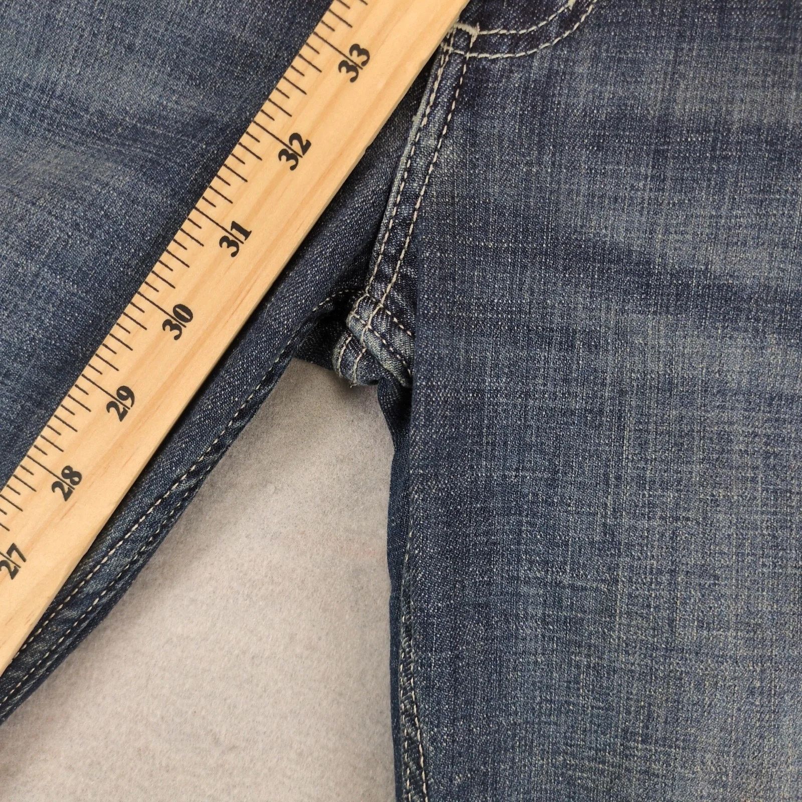 Wrangler Wrangler Boot Cut Jeans Juniors 7 30x32" Dark Wash Stretch Size 30" / US 8 / IT 44 - 5 Thumbnail