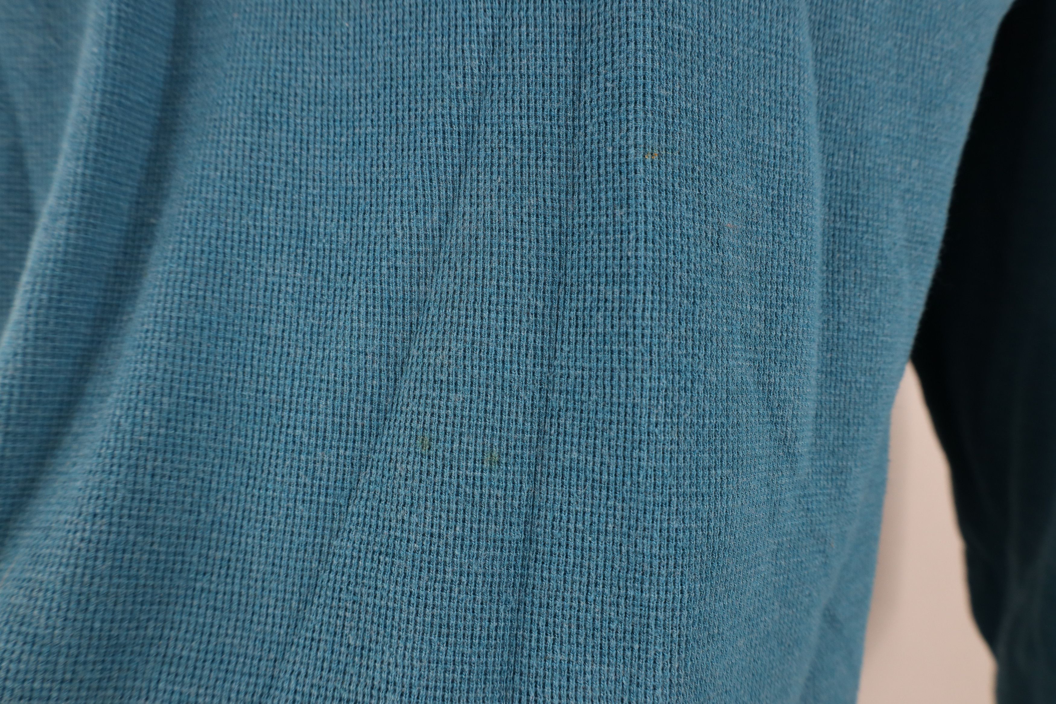 L.L. Bean Vintage LL Bean Waffle Knit Long Sleeve Henley T-Shirt Size US S / EU 44-46 / 1 - 5 Thumbnail