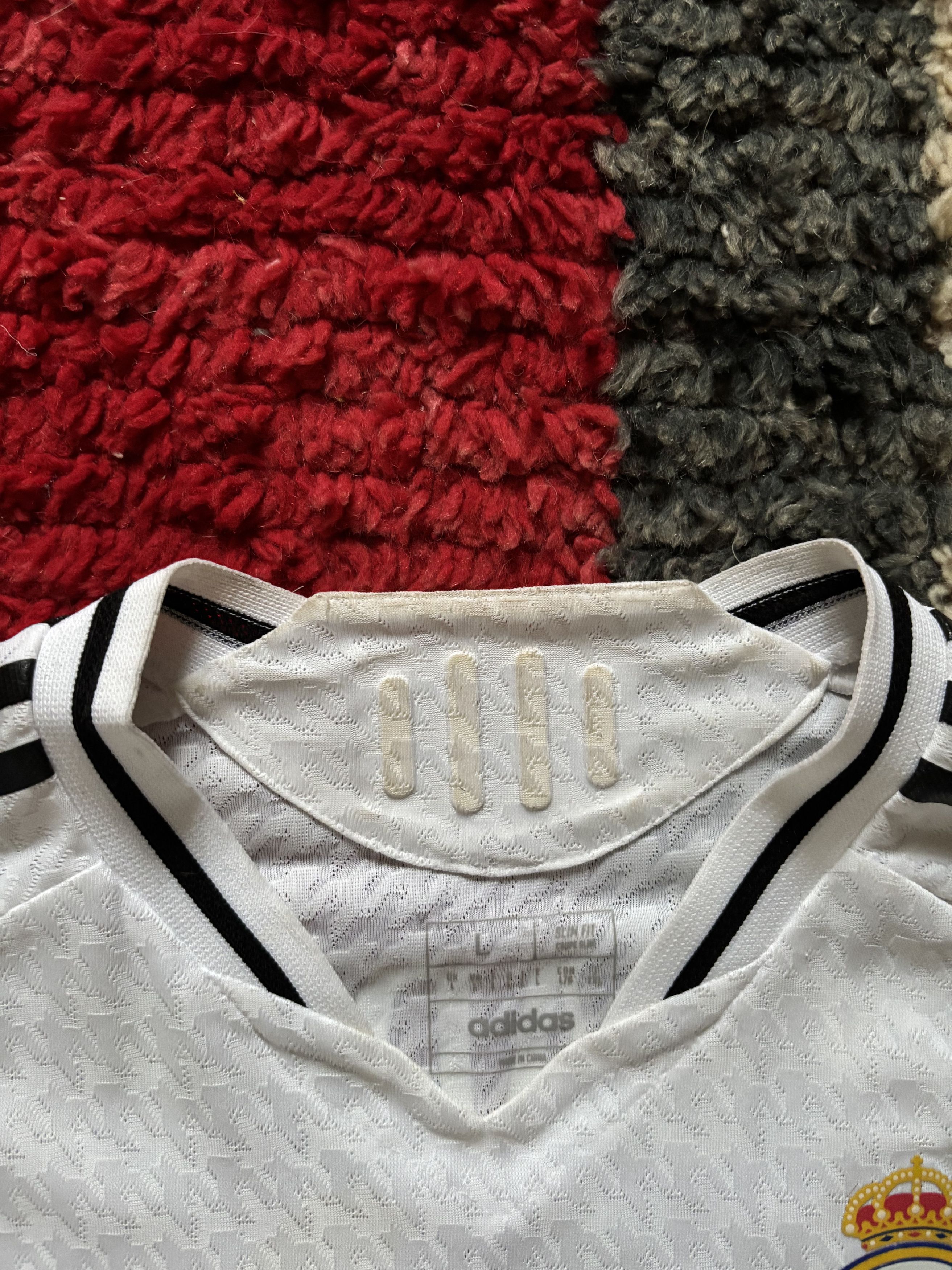 Adidas Real Madrid Mbappé #9 Home Jersey (Authentic Match Version) Size US L / EU 52-54 / 3 - 4 Thumbnail