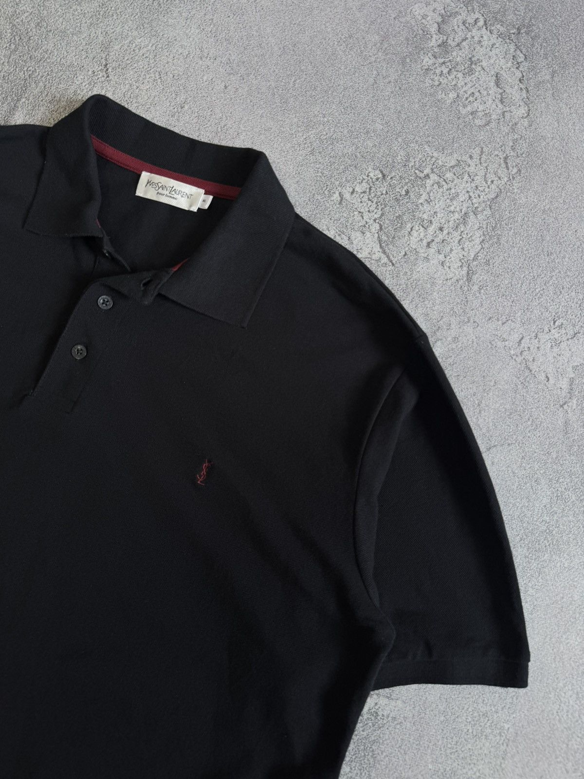 Yves Saint Laurent YvesSaintLaurent XL YSL polo tee tshirt luxury vintage 90s Size US XL / EU 56 / 4 - 4 Thumbnail