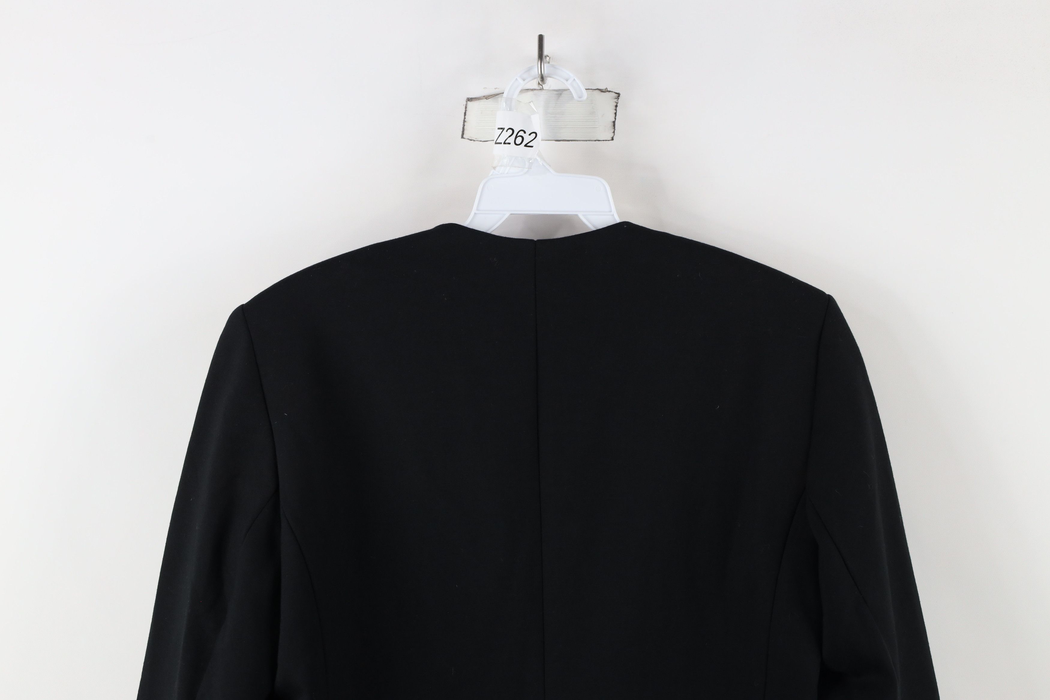 Express × Vintage New Express Open Front Blazer Suit Jacket Sport Coat Black Size M / US 6-8 / IT 42-44 - 12 Thumbnail